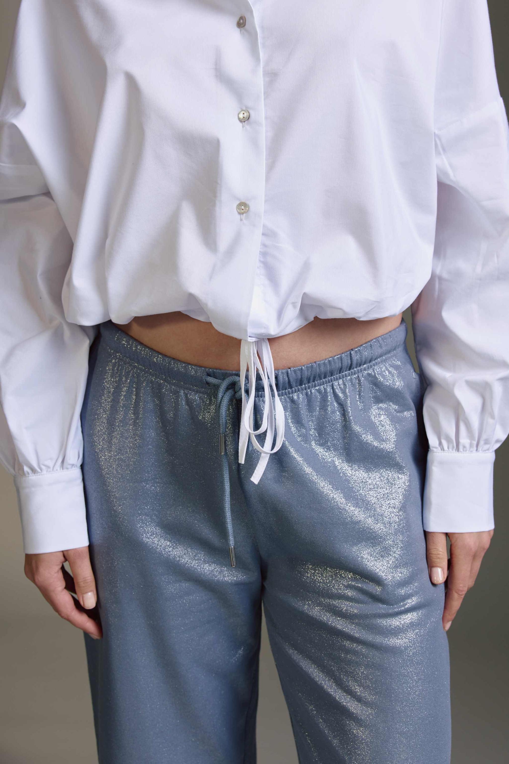 Oversized Bluse Mit Ballonärmeln