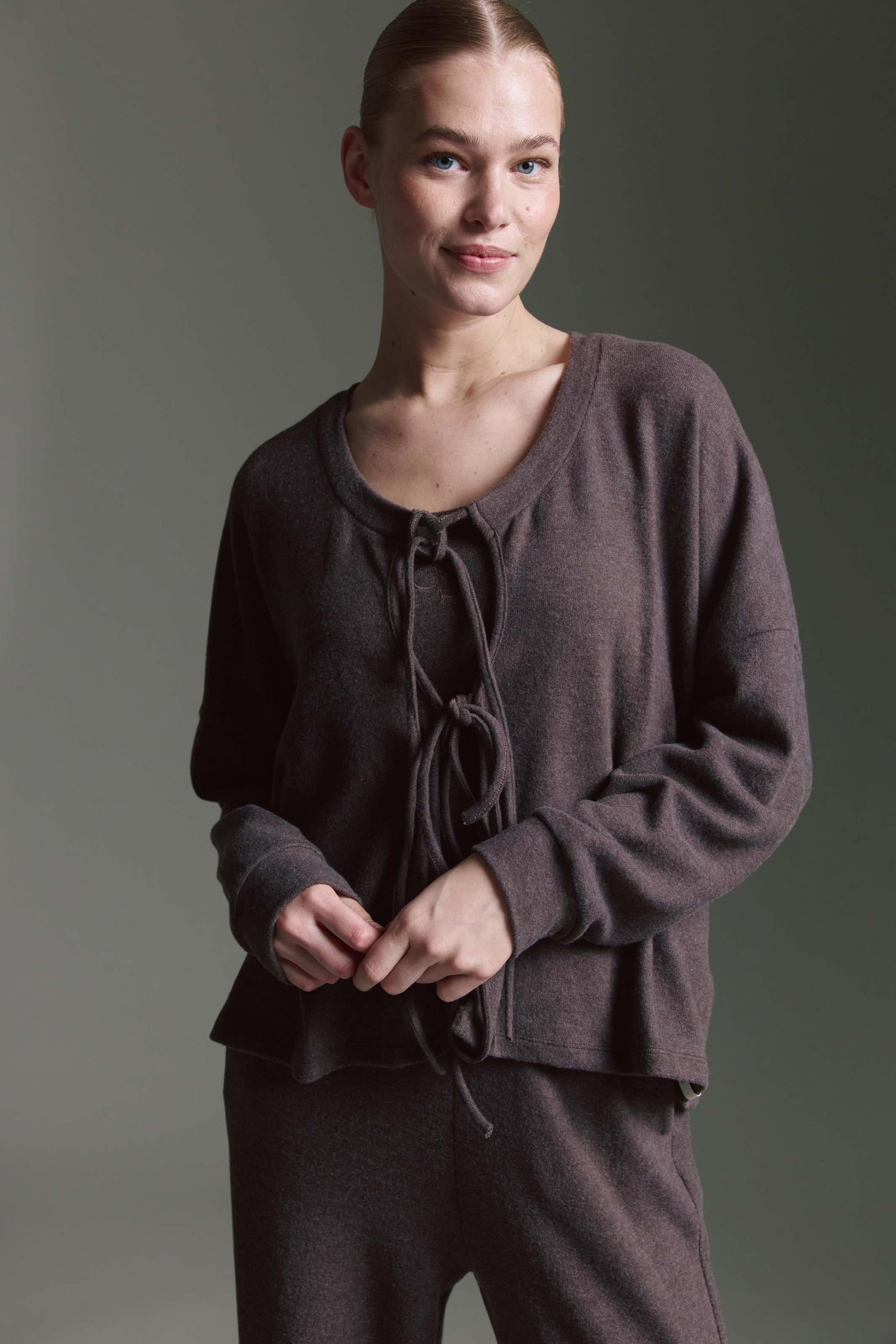 Cozy Cardigan Mit Schnürung