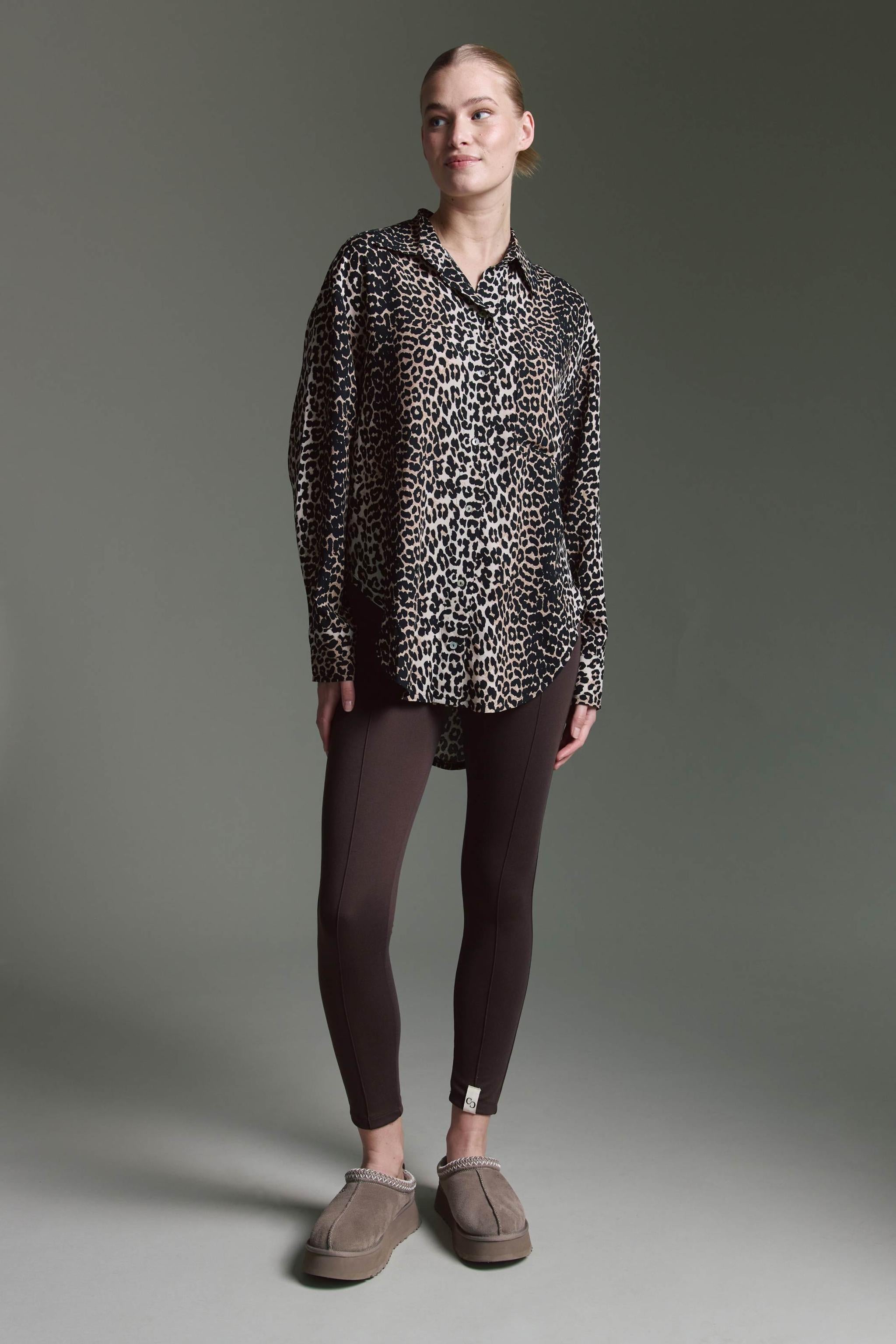 Leggins Mit Ziernaht