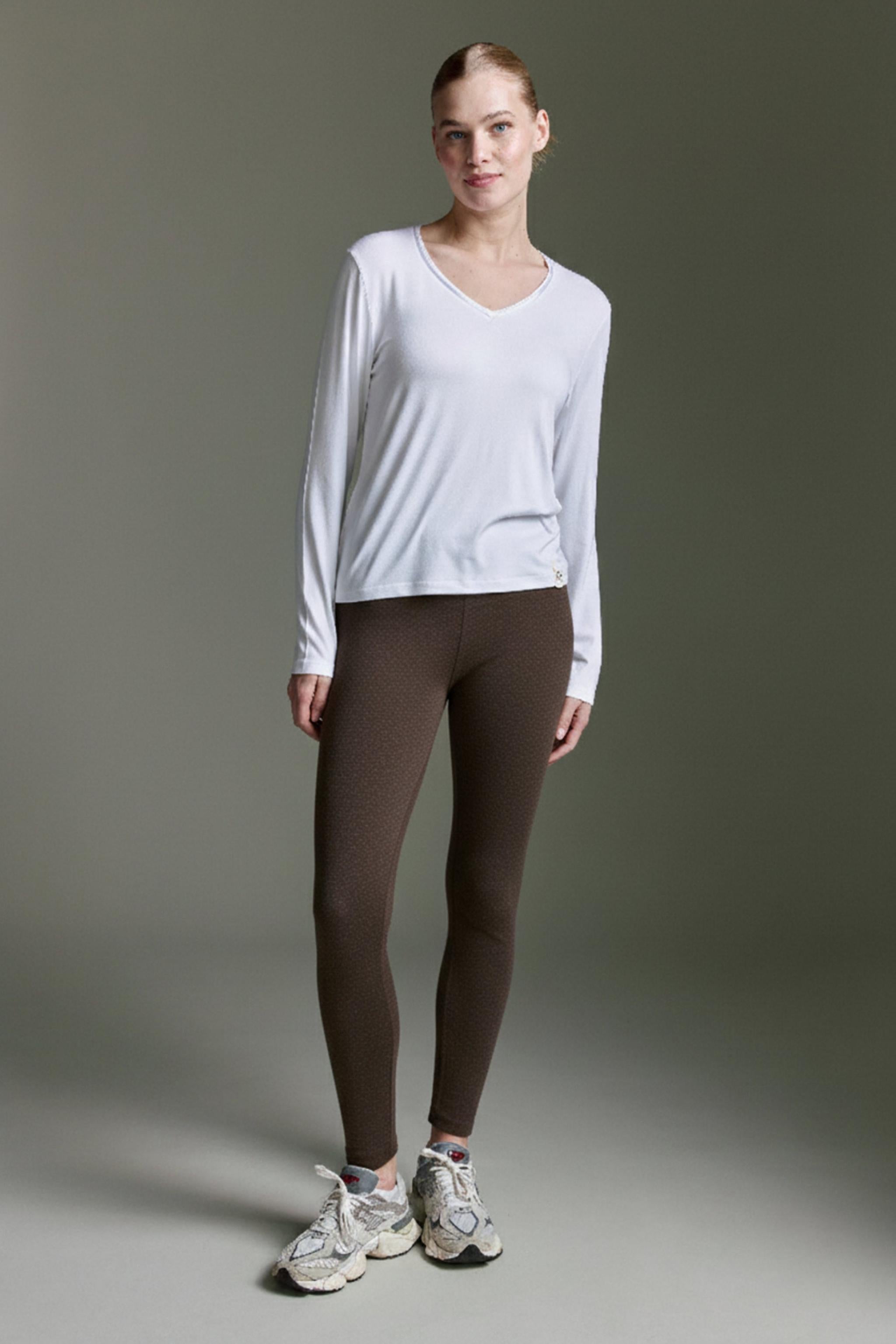 Cozy Leggins Mit Hohem Bund