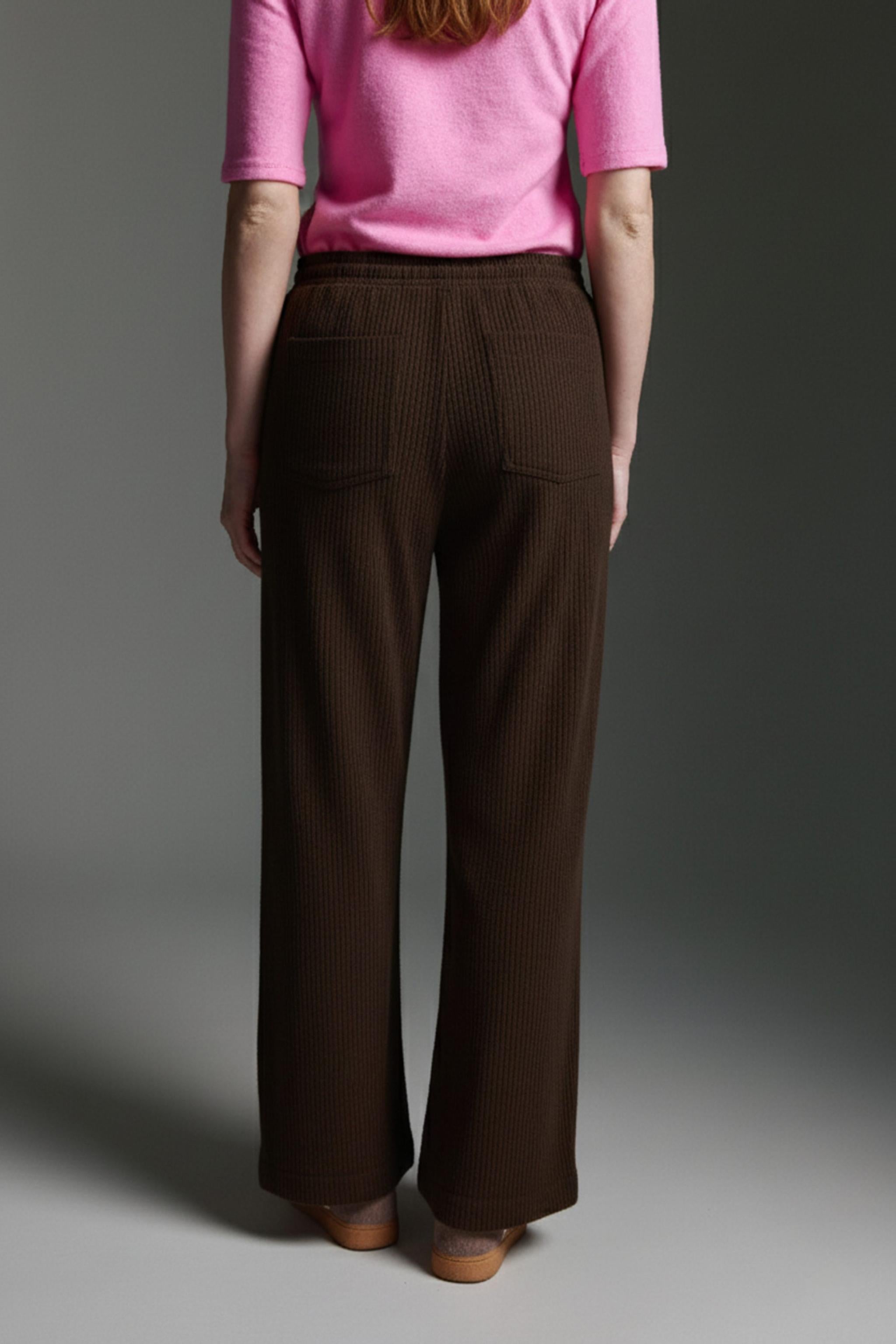 Cordhose Mit Tunnelzug, Geradem Bein Und Beinsaumdetail
