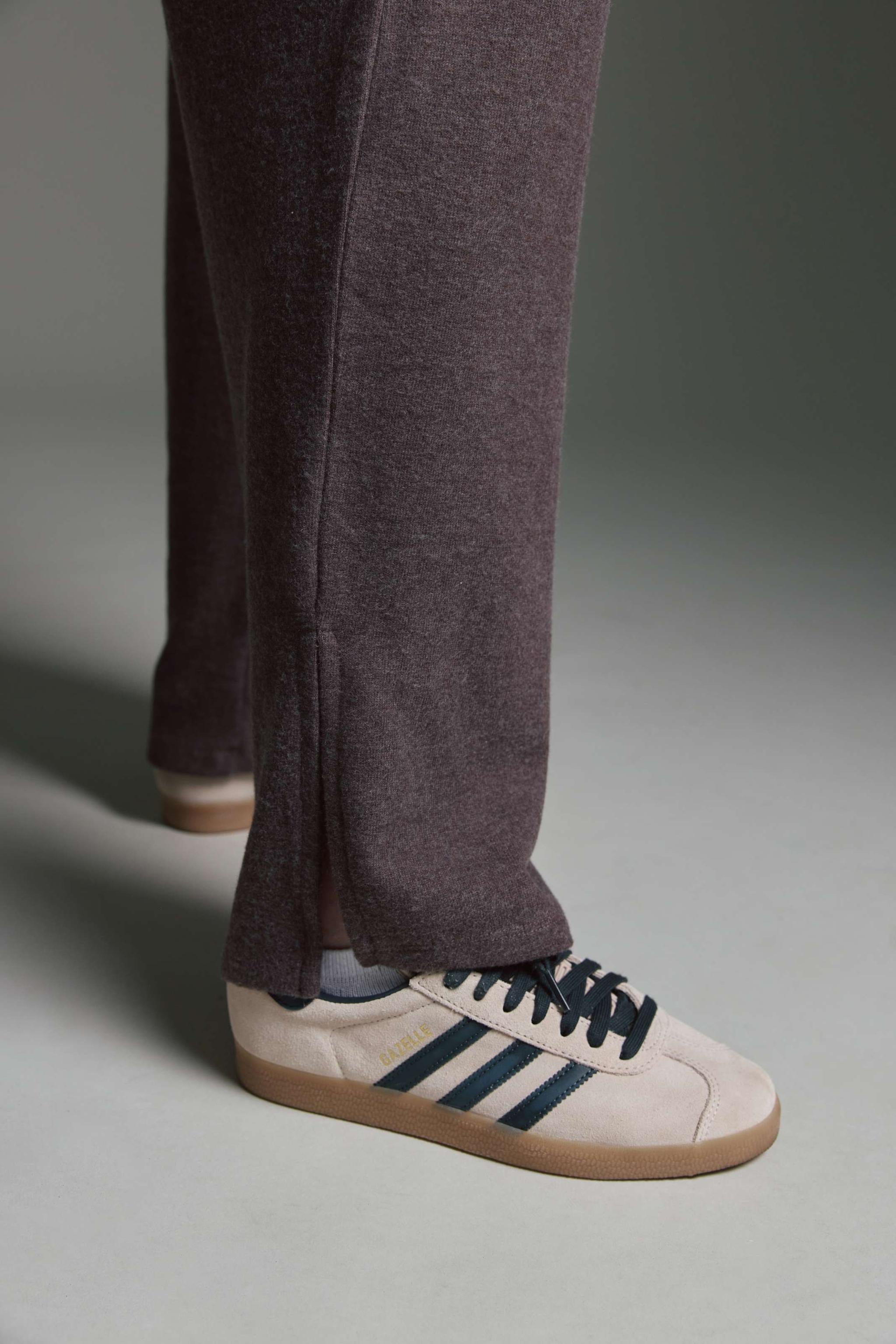 Cozy Hose Mit Elastischem Bund Und Schlitz Am Beinsaum