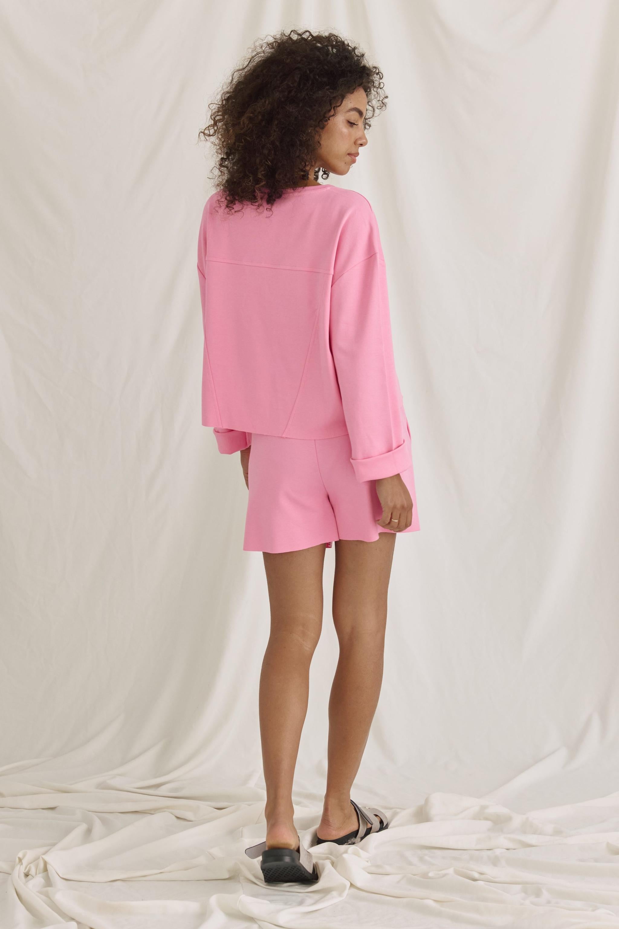Shorts Mit Offenen Kanten