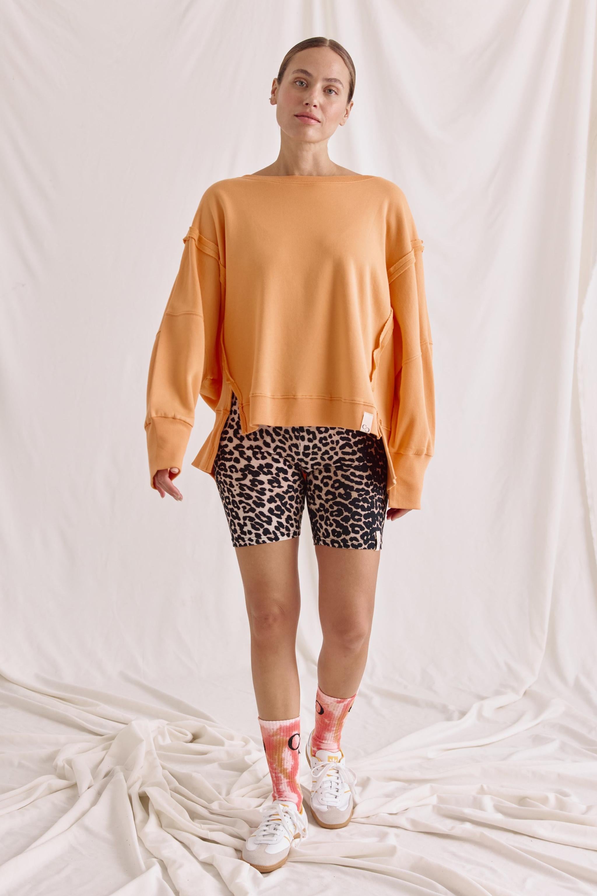 Soft Biker With Leo Aop