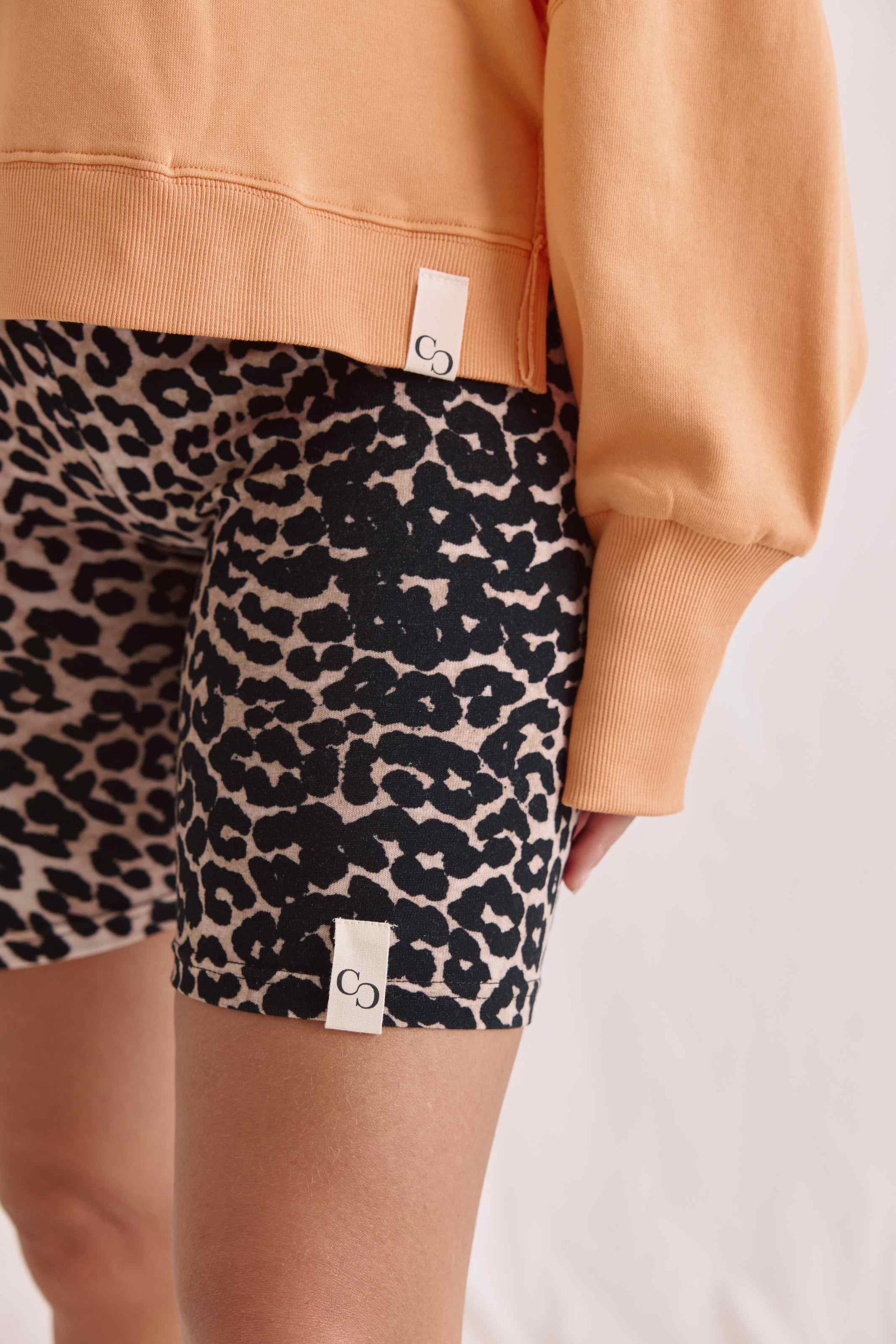 Soft Biker With Leo Aop