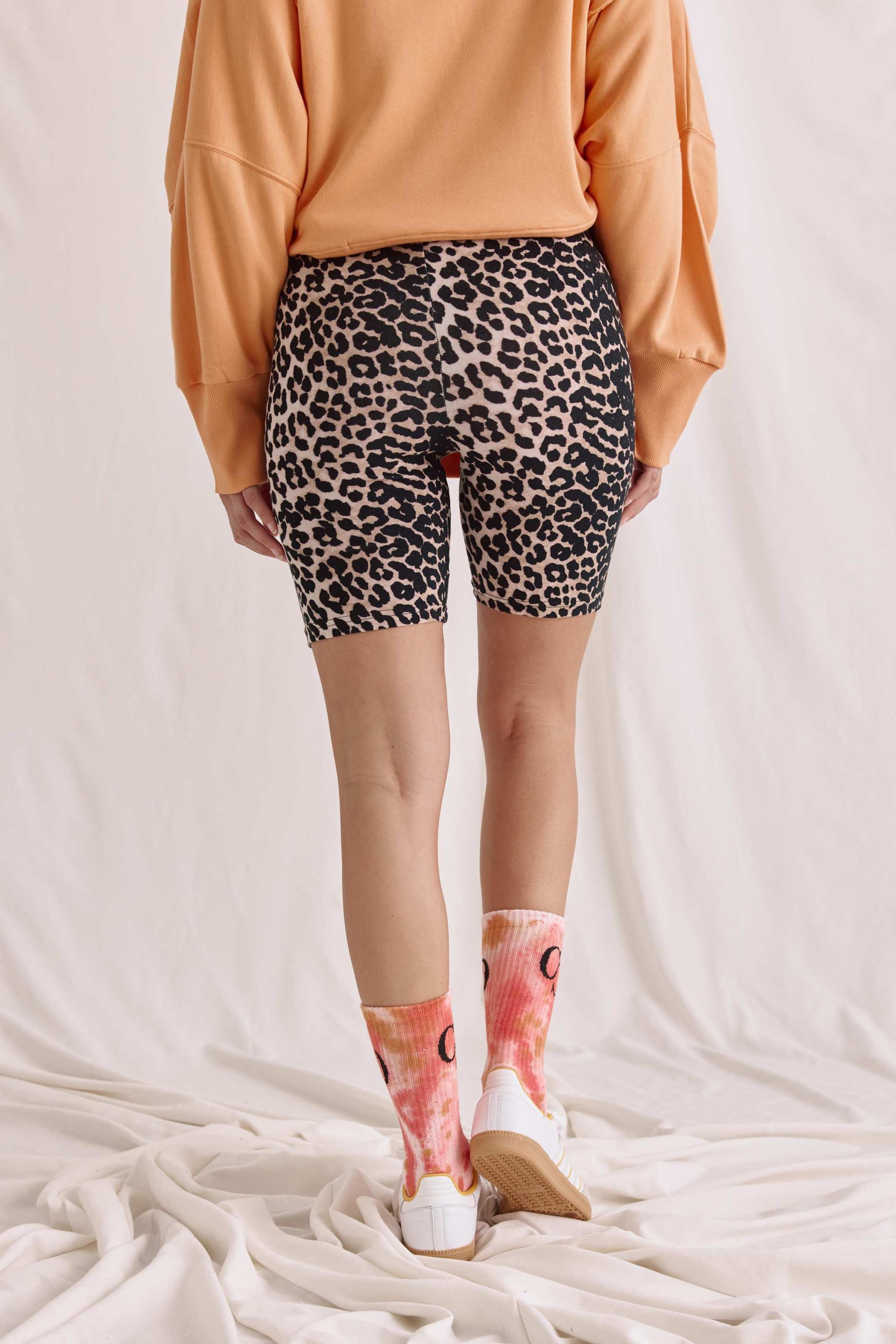 Soft Biker With Leo Aop