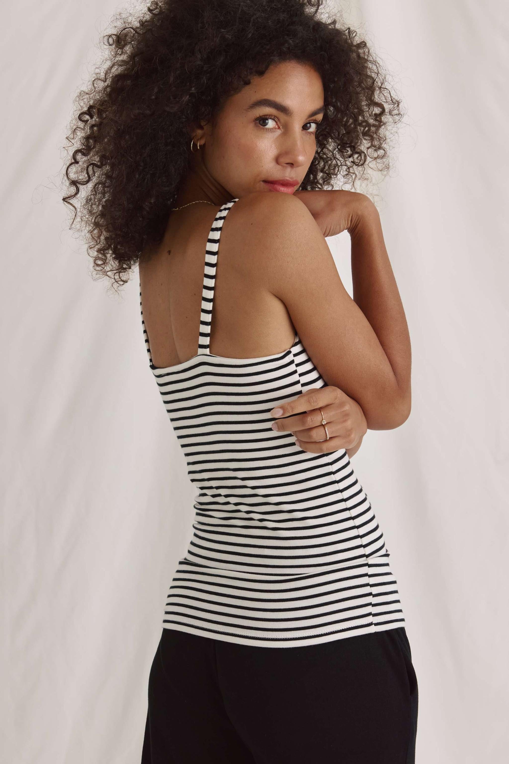 Ringel Top Mit Detail Am Bustier