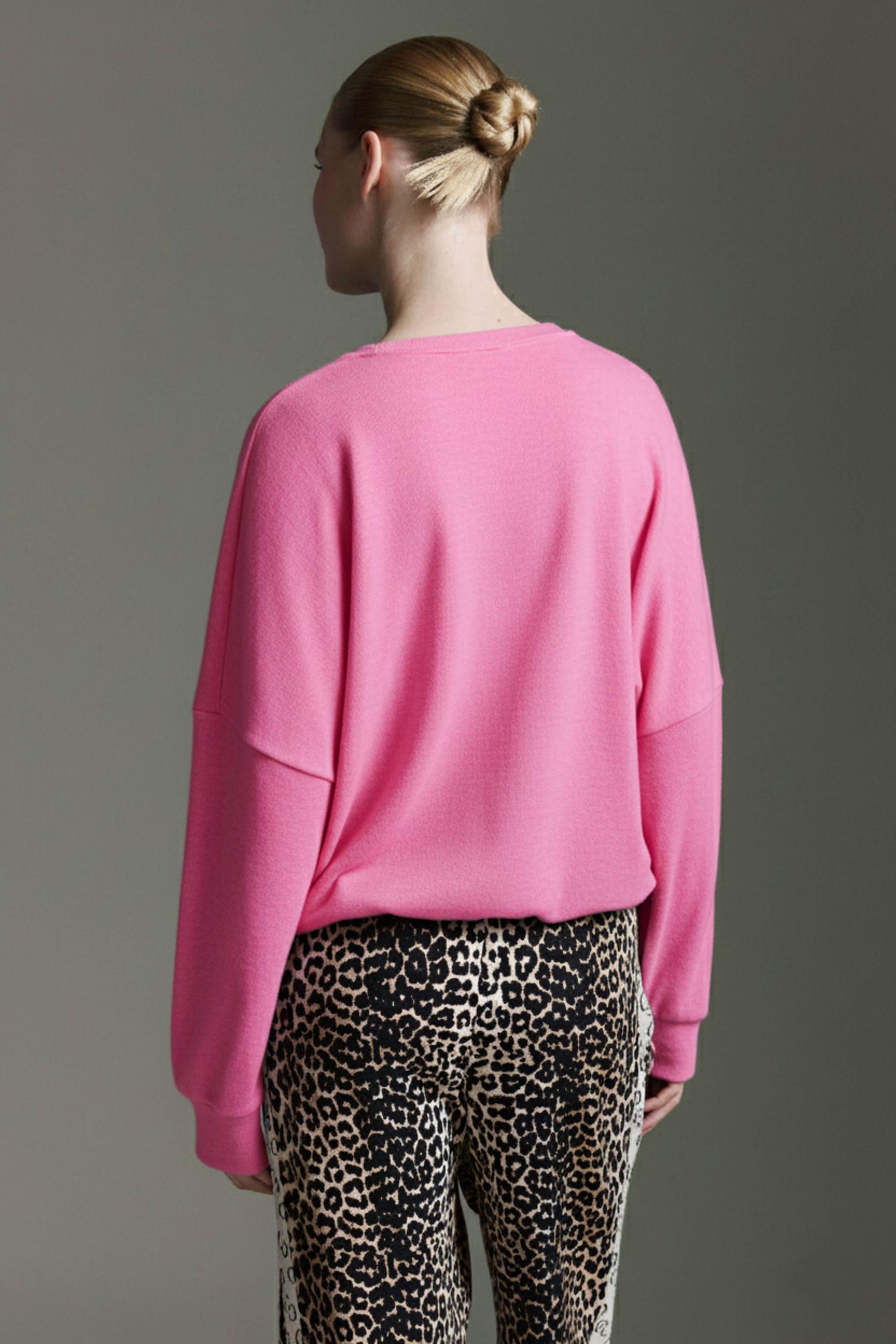 Cozy Langarmshirt Mit Ballonärmeln Und Tunnelzug Am Saum