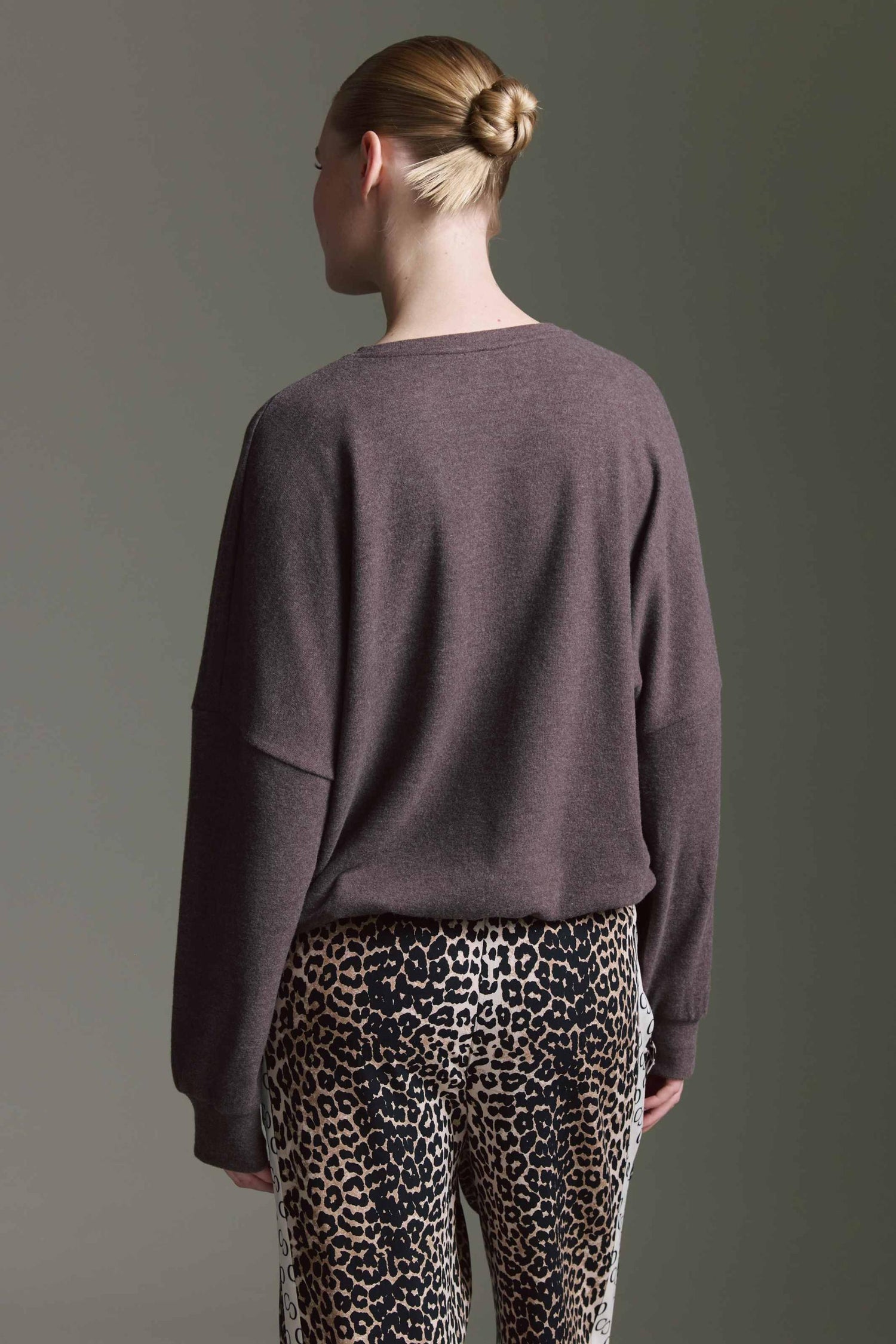 Cozy Langarmshirt Mit Ballonärmeln Und Tunnelzug Am Saum