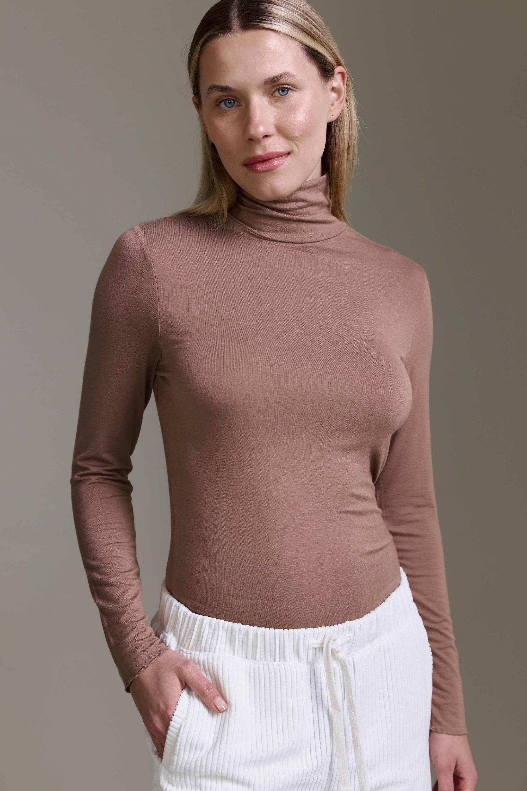 Super Softes Langarmshirt Rollkragen