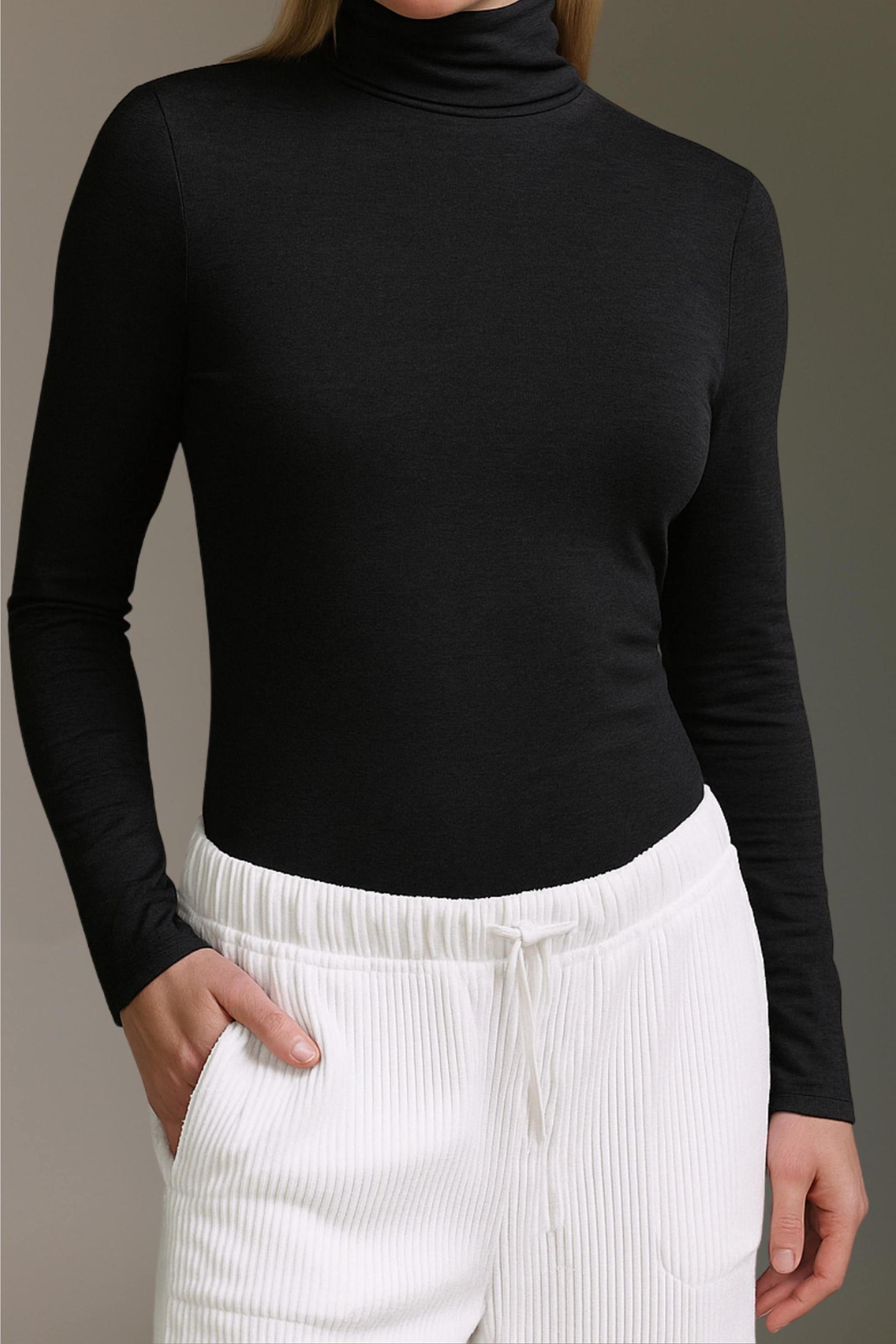 Super Softes Langarmshirt Rollkragen