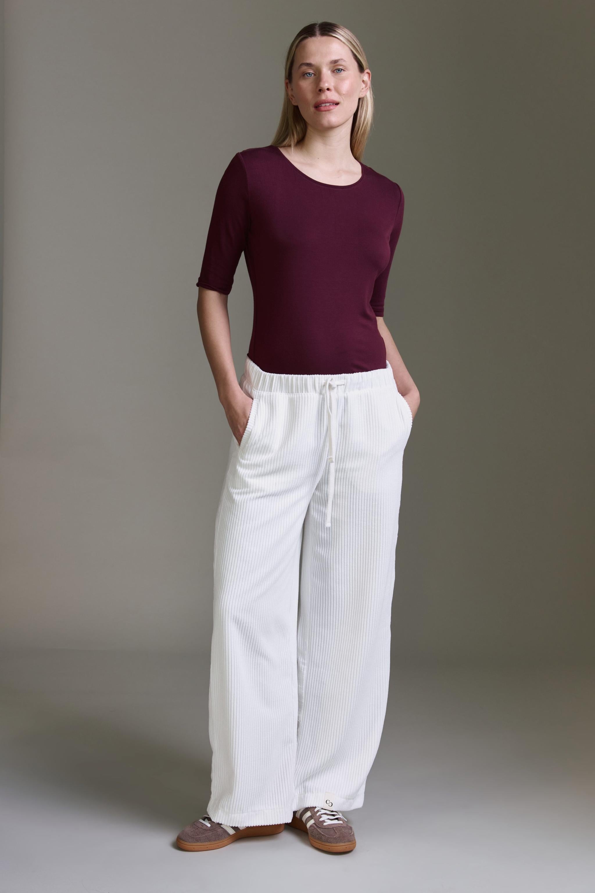 Super Softes 3/4 Arm Shirt Mit Rundhals