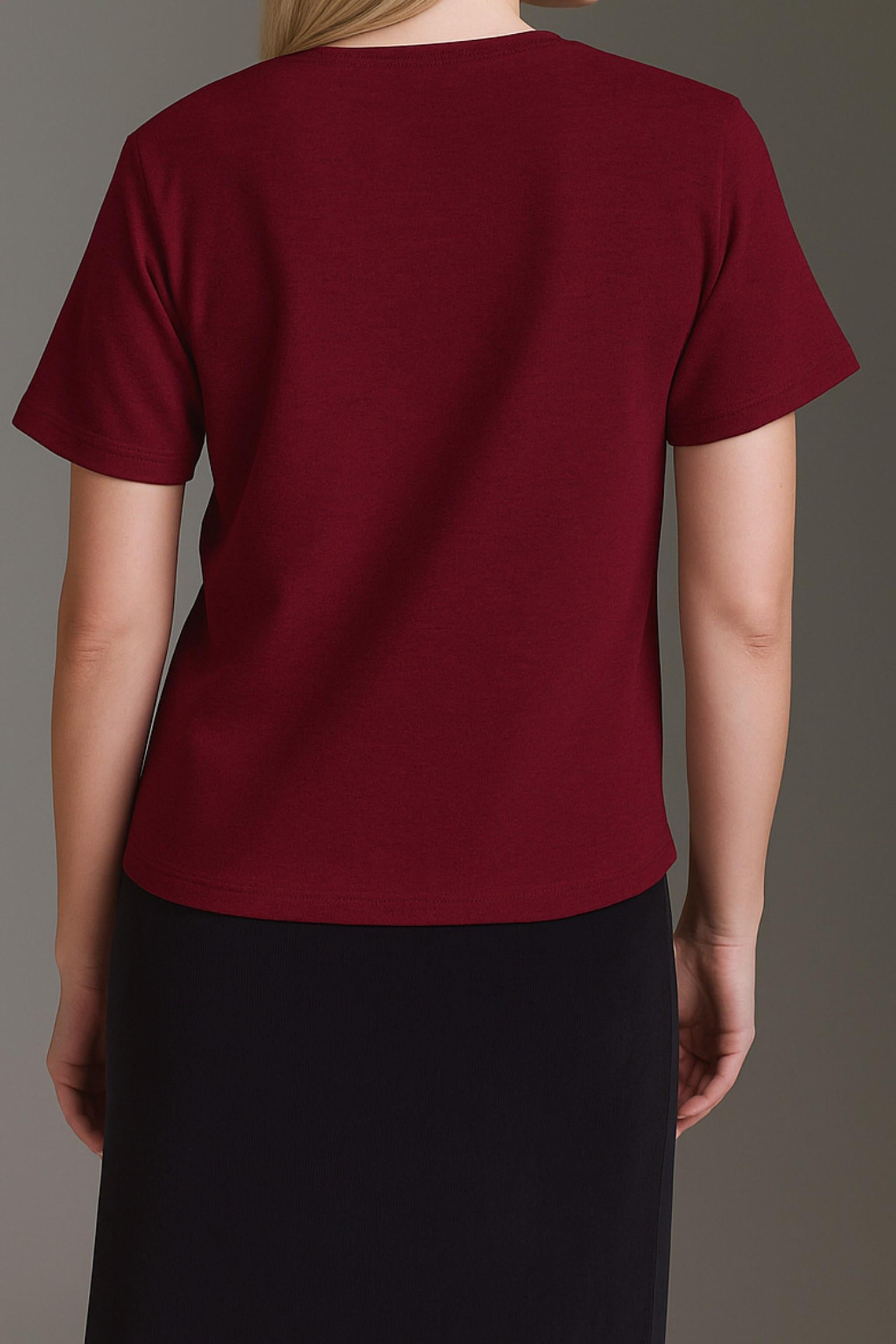 Cozy T-Shirt Mit Rundhals
