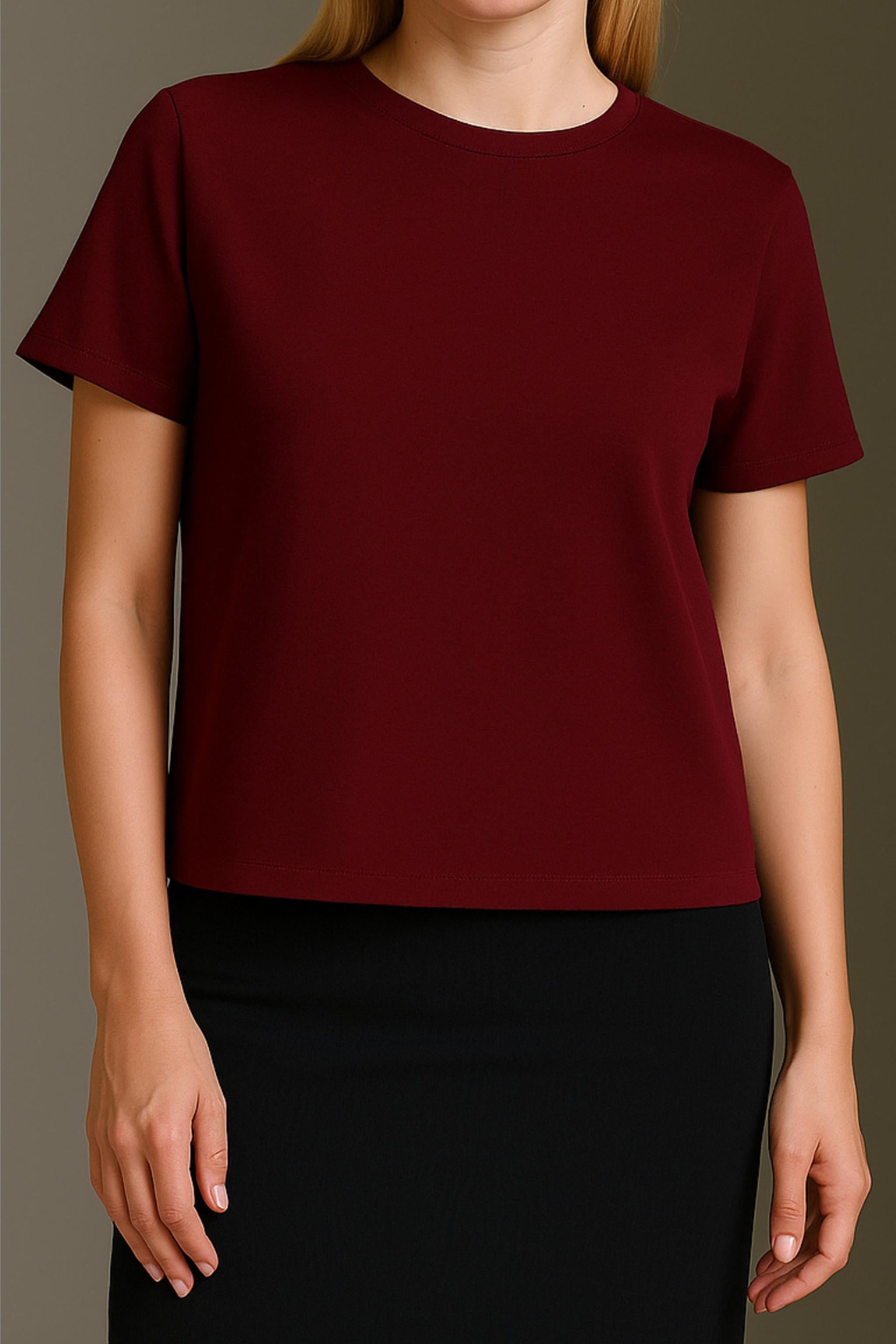 Cozy T-Shirt Mit Rundhals