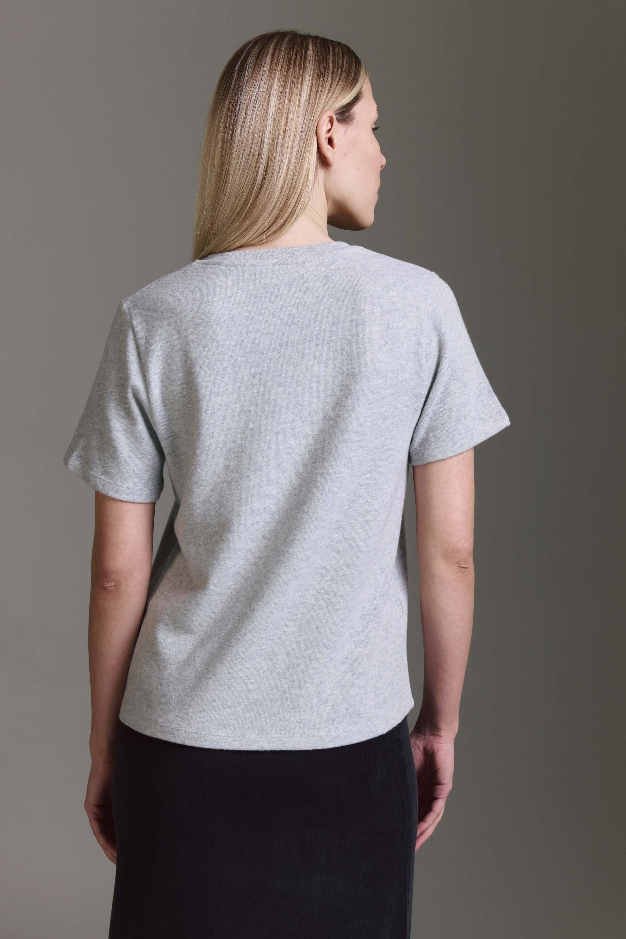 Cozy T-Shirt Mit Rundhals