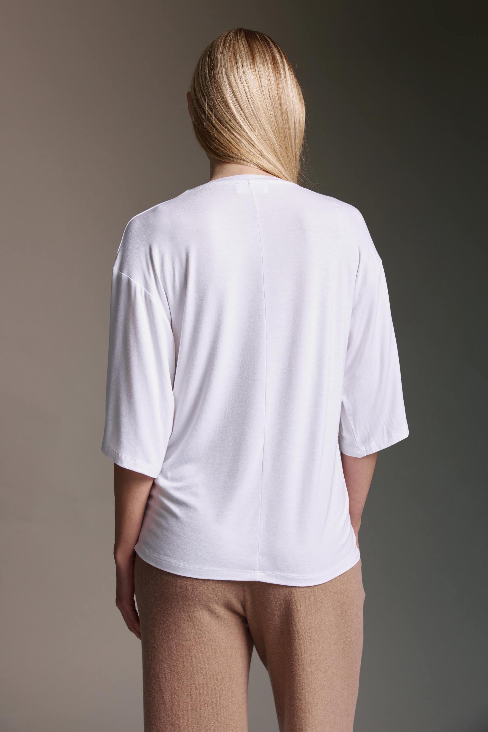 Super Softes T-Shirt Mit Rundhals, Kimonoärmeln Und Create Your Power Druck