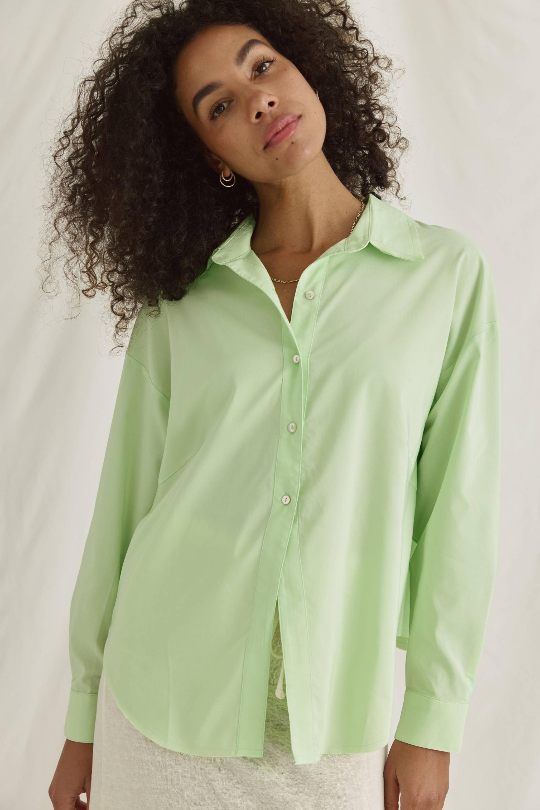 Bluse Mit Verkürztem Rücken Und Volants