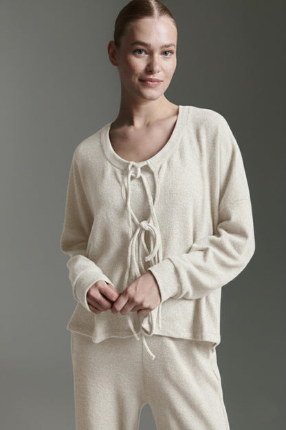 Cozy Cardigan Mit Schnürung