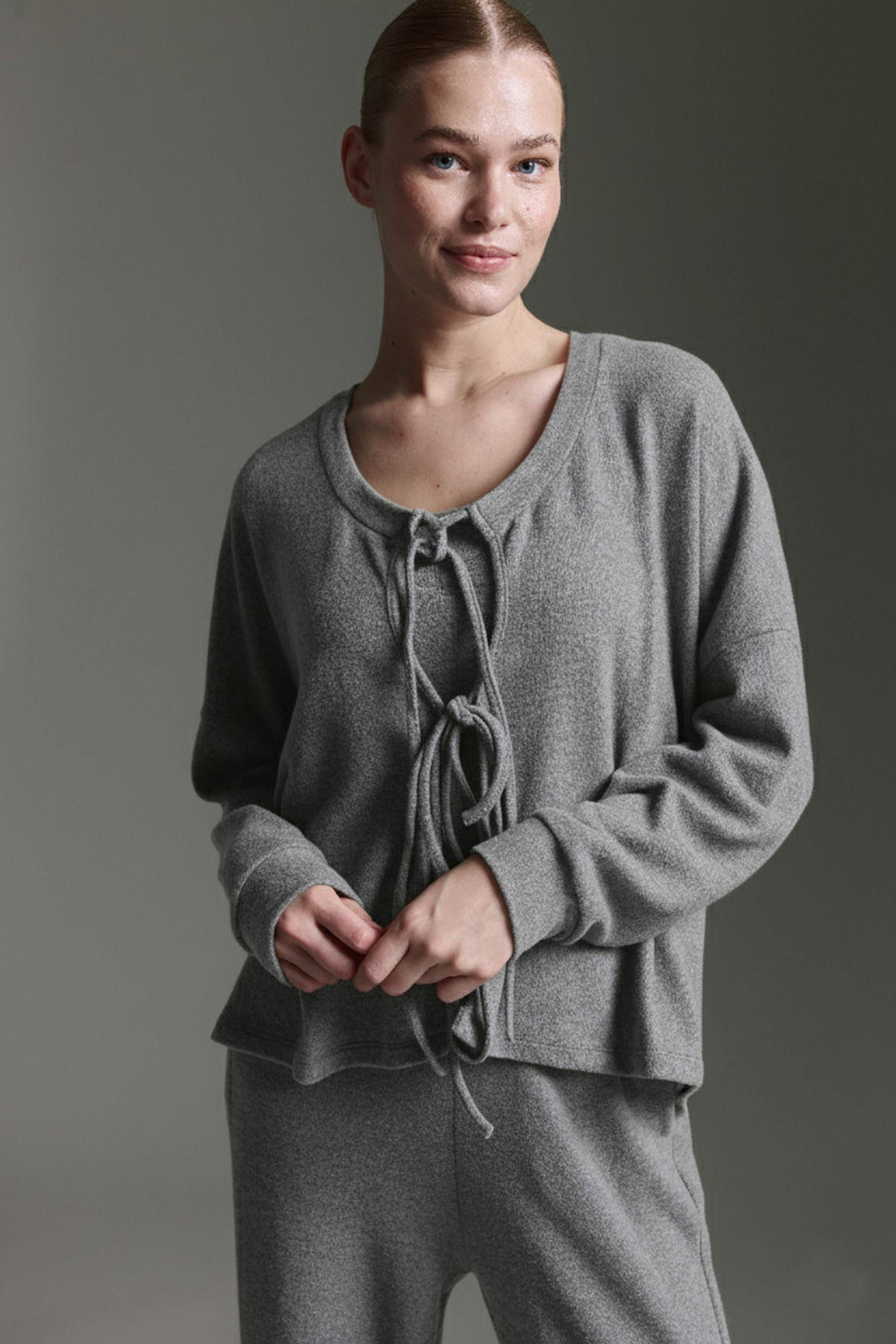 Cozy Cardigan Mit Schnürung