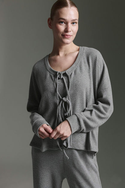 Cozy Cardigan Mit Schnürung