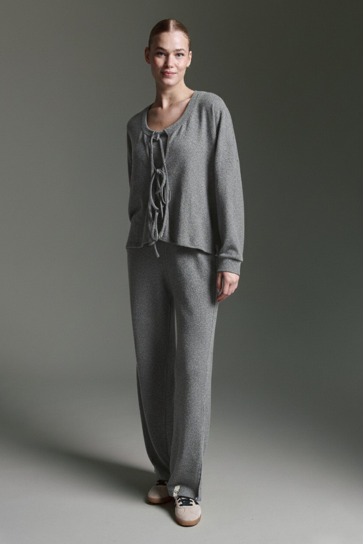 Cozy Cardigan Mit Schnürung