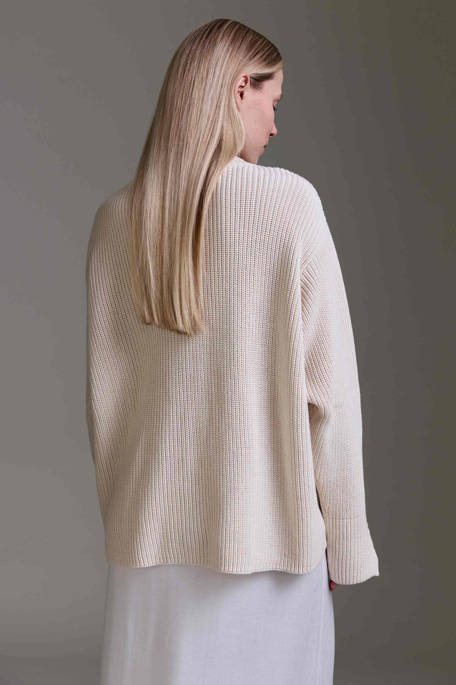 Oversized Strickcardigan Mit Besonderem Ärmelabschluss
