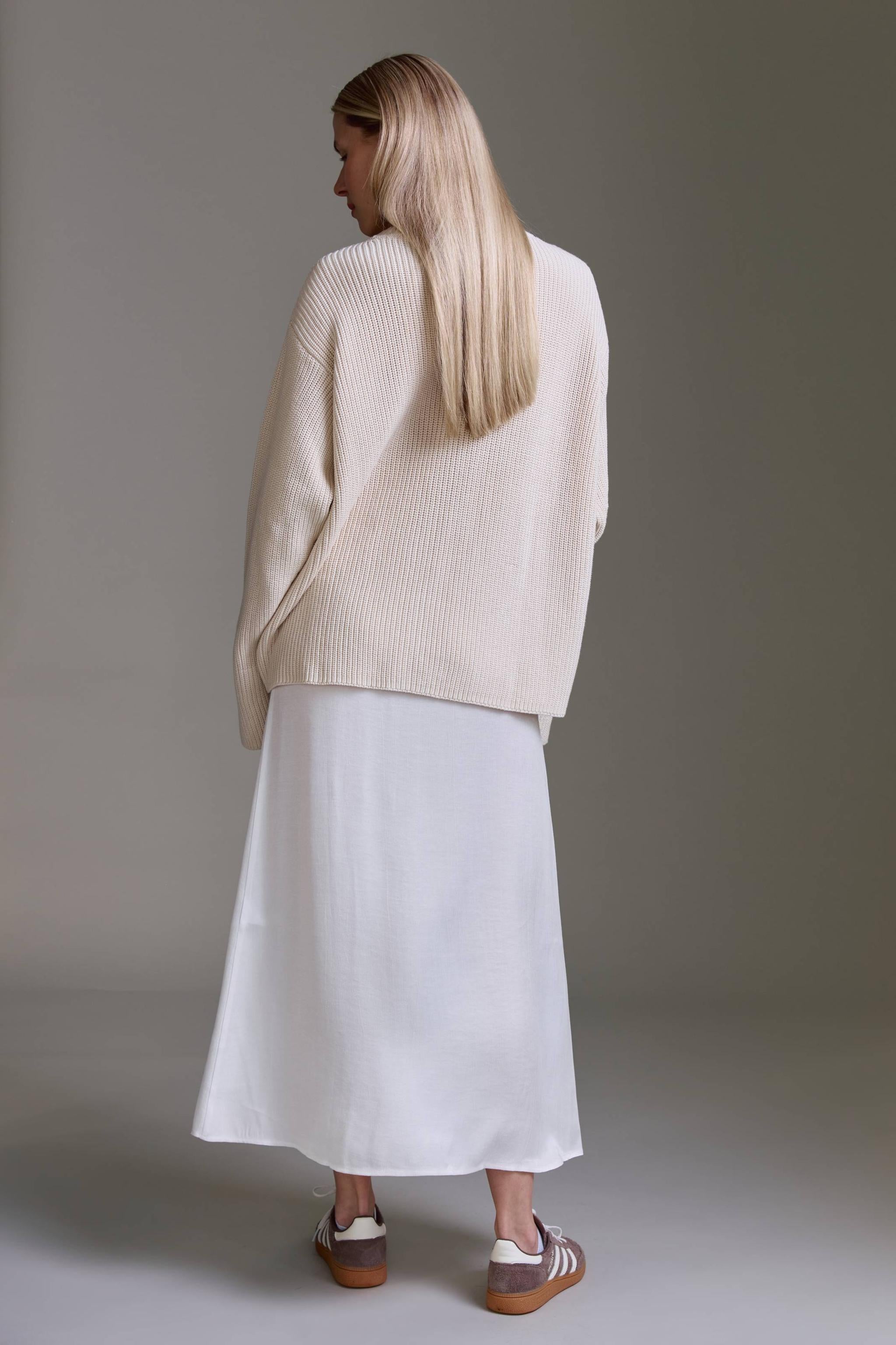 Oversized Strickcardigan Mit Besonderem Ärmelabschluss