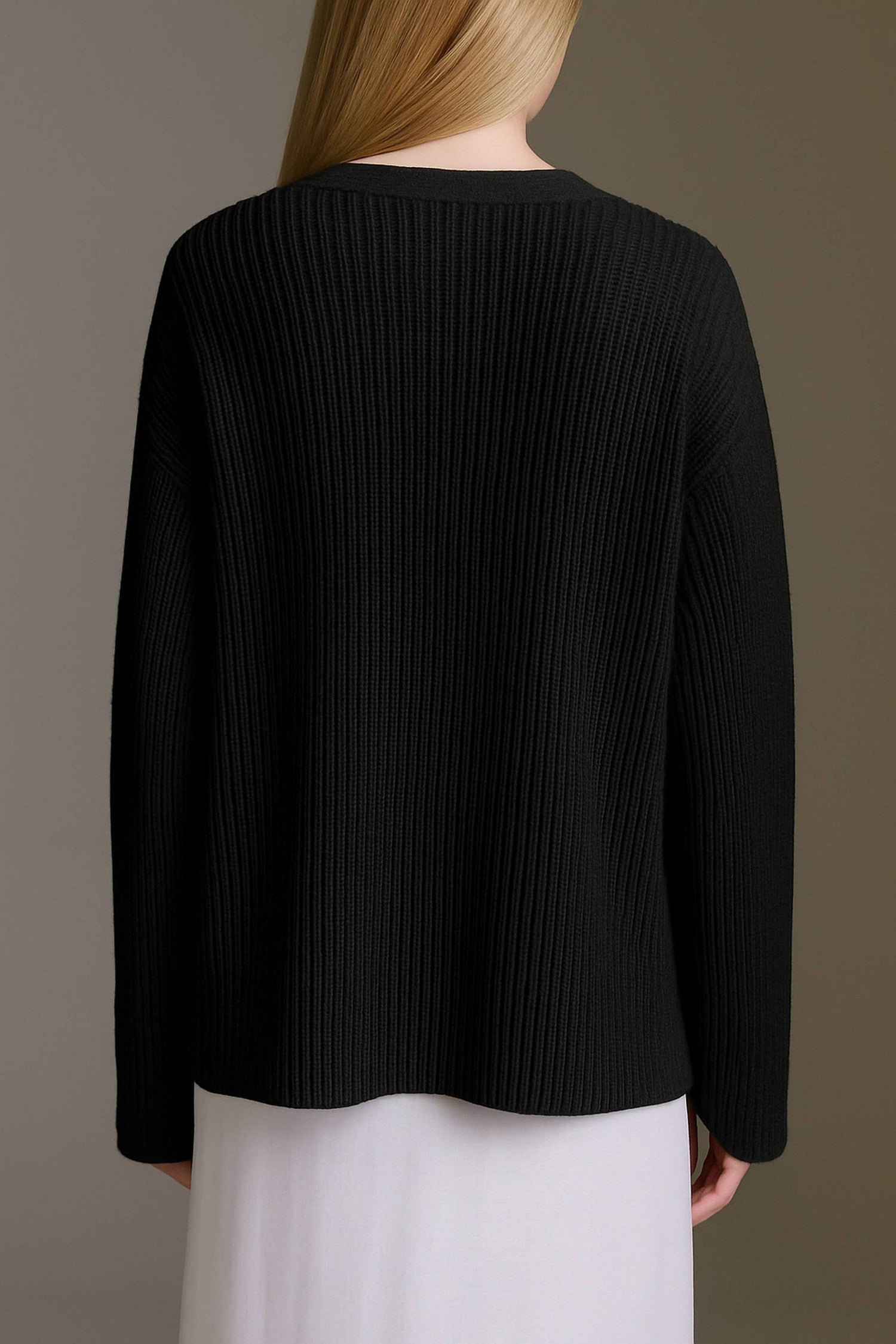 Oversized Strickcardigan Mit Besonderem Ärmelabschluss