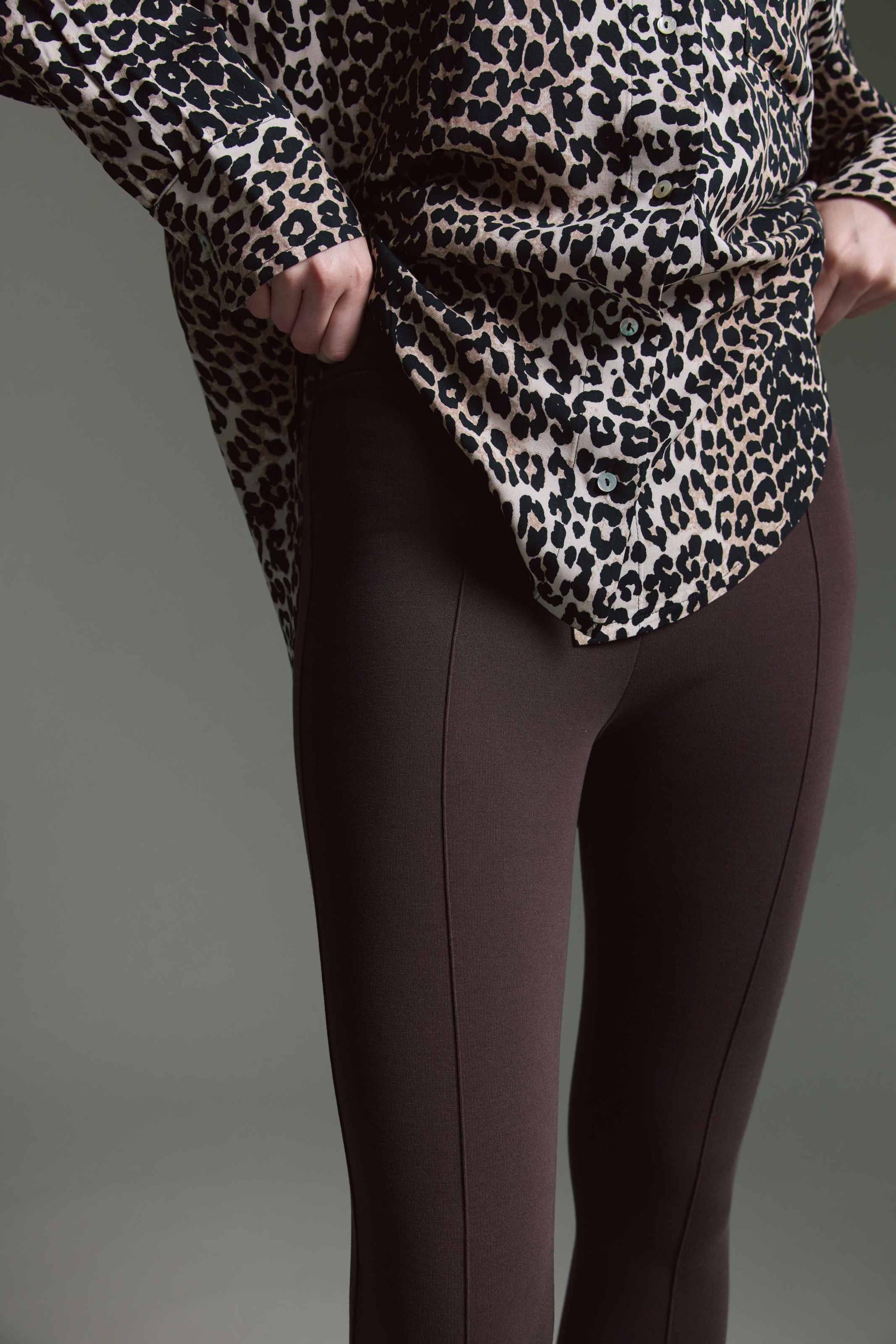 Leggins Mit Ziernaht