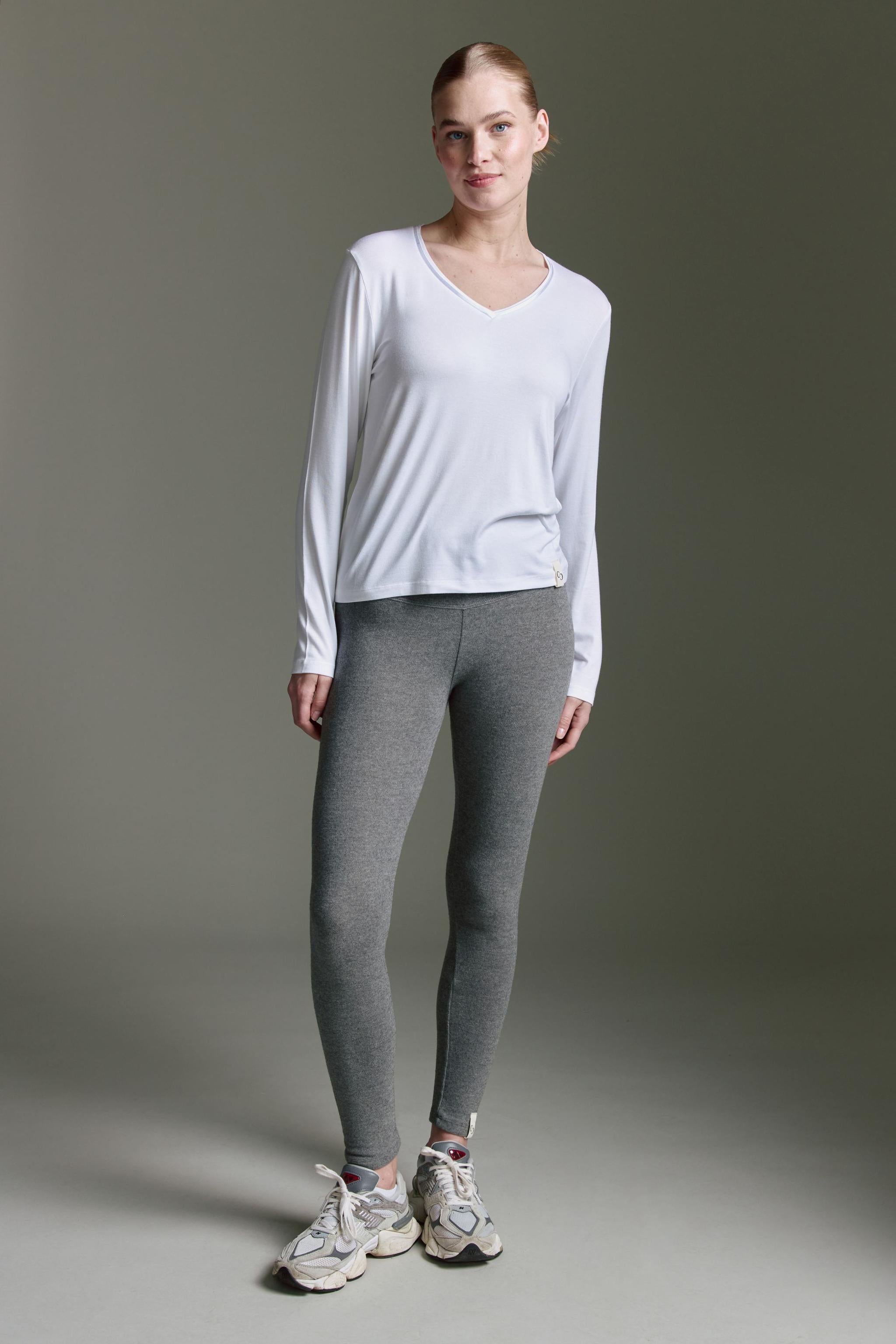 Cozy Leggins Mit Hohem Bund