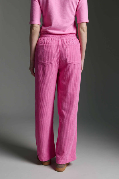 Cordhose Mit Tunnelzug, Geradem Bein Und Beinsaumdetail