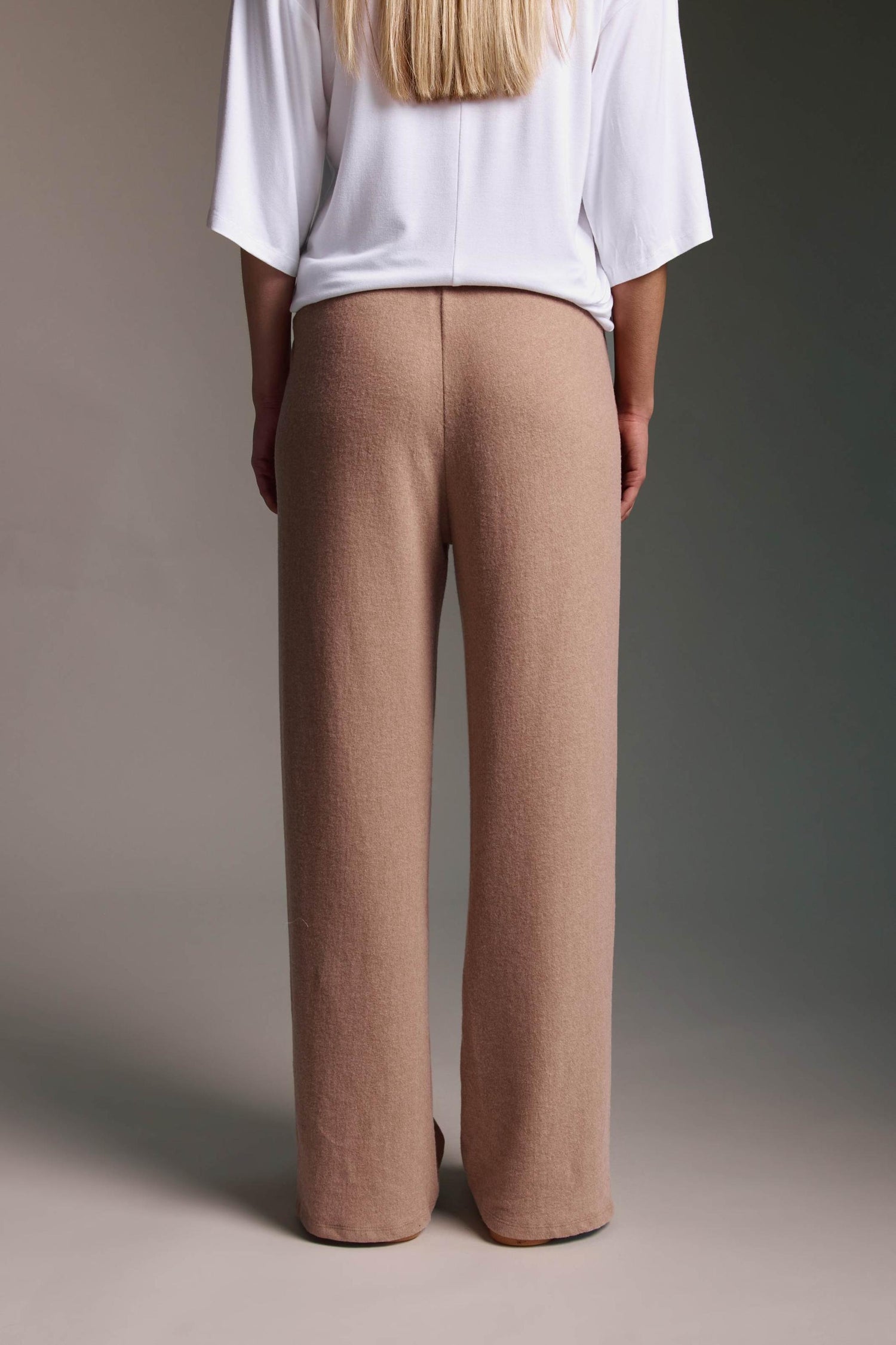 Cozy Hose Mit Elastischem Bund Und Schlitz Am Beinsaum