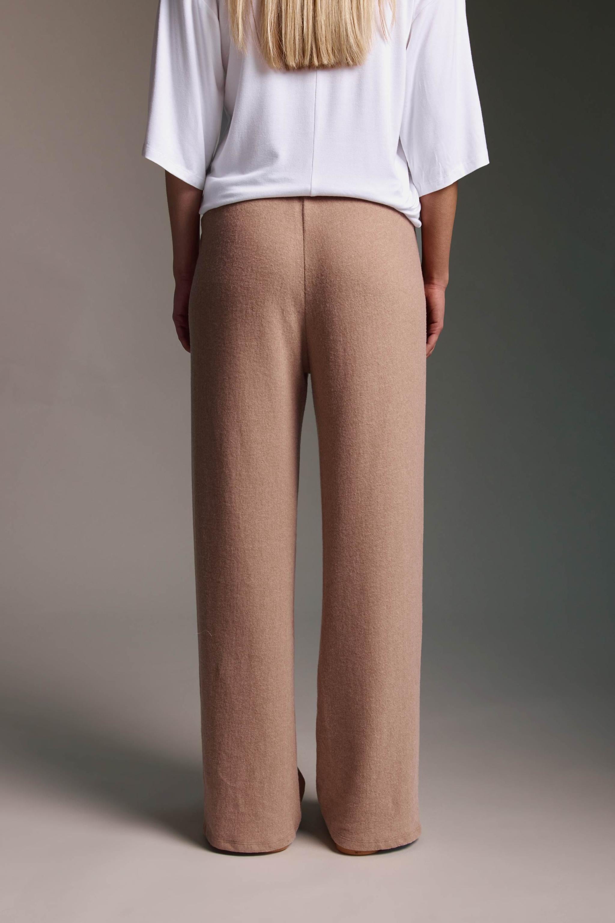 Cozy Hose Mit Elastischem Bund Und Schlitz Am Beinsaum