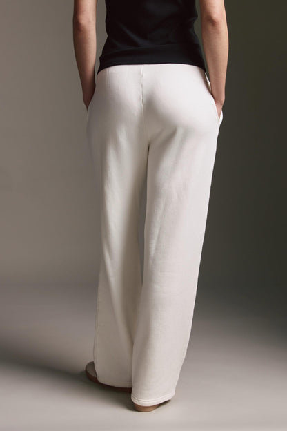 Softe Hose Mit Rollkanten-Detail Und Geradem Bein