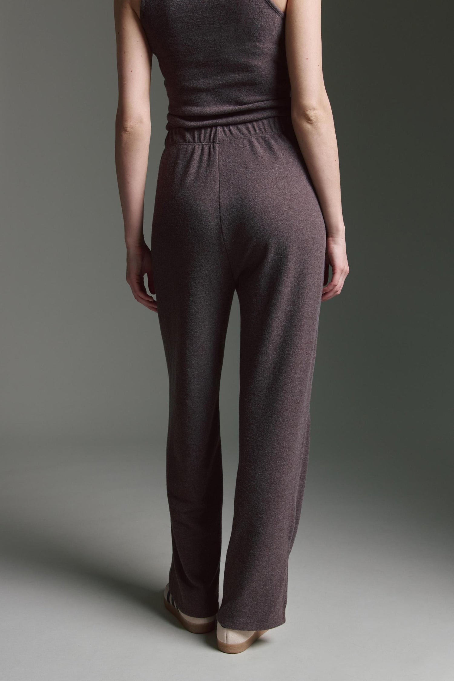 Cozy Hose Mit Elastischem Bund Und Schlitz Am Beinsaum