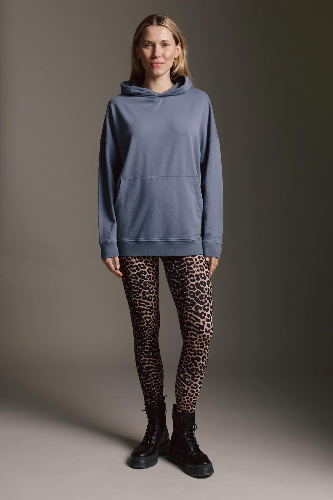 Oversized Sweatshirt Mit Kapuze Und Beuteltasche