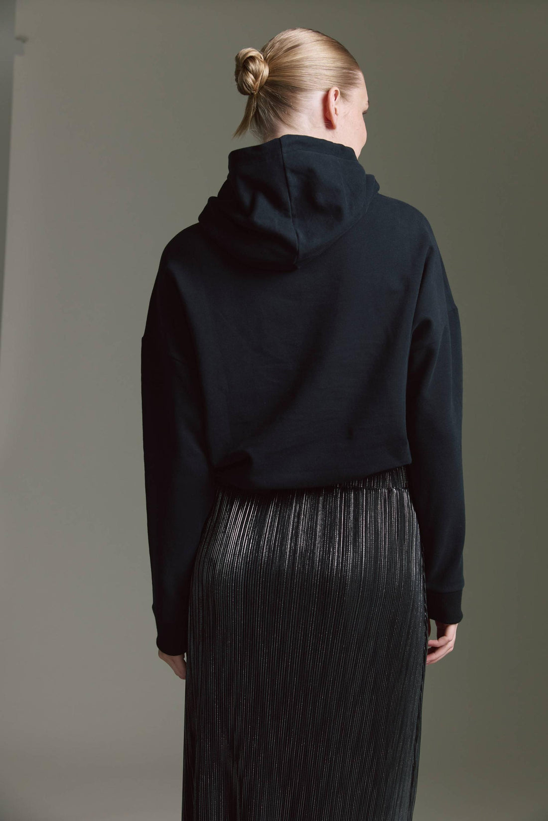 Sweatshirt Mit Kapuze, Tunnelzug Und Druck