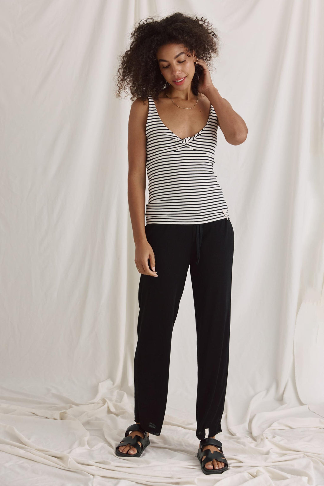 Ringel Top Mit Detail Am Bustier