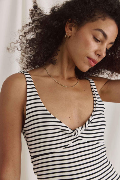 Ringel Top Mit Detail Am Bustier