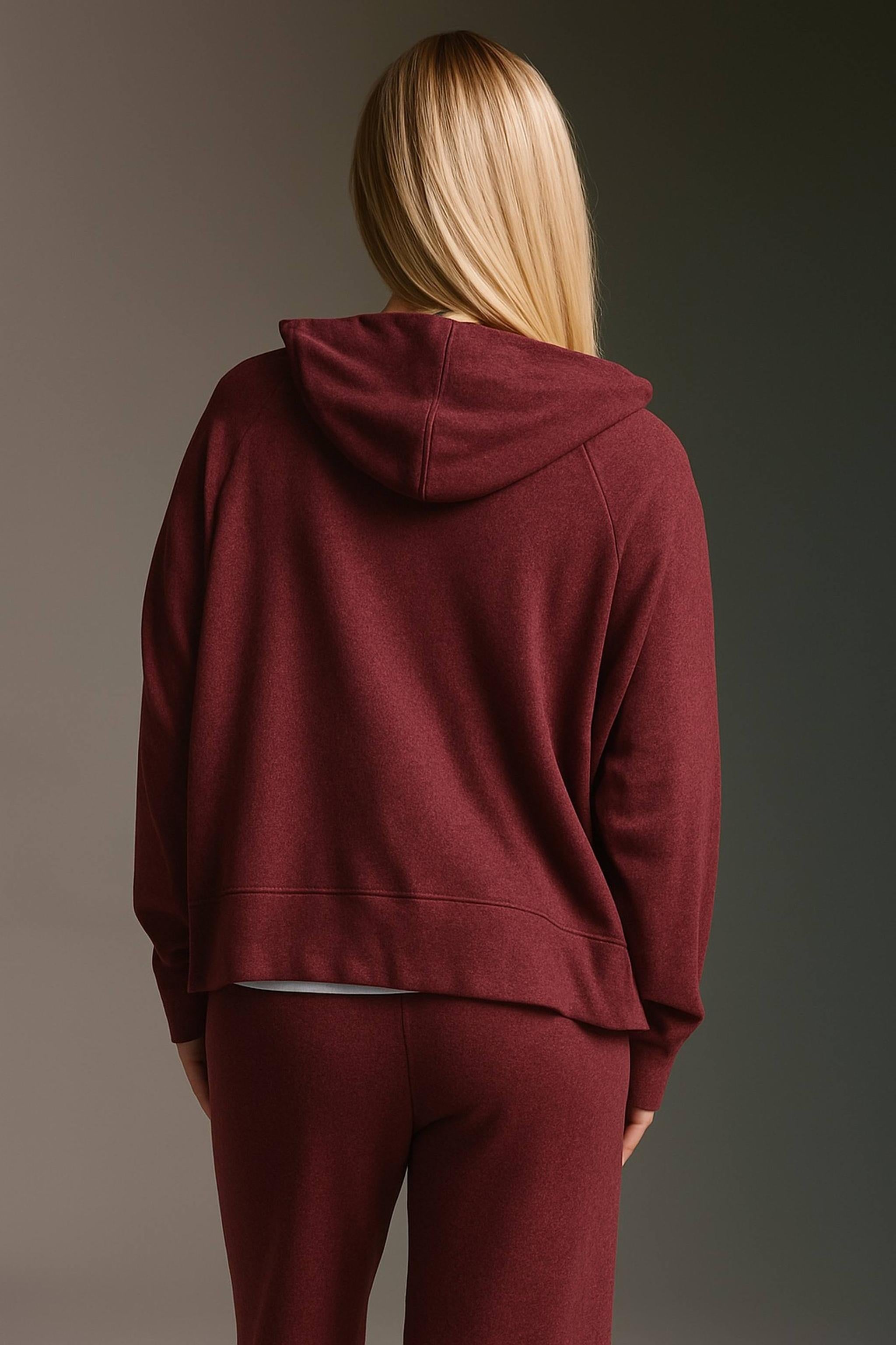 Cozy Cropped Langarmshirt Mit Seitenschlitz Und Kapuze