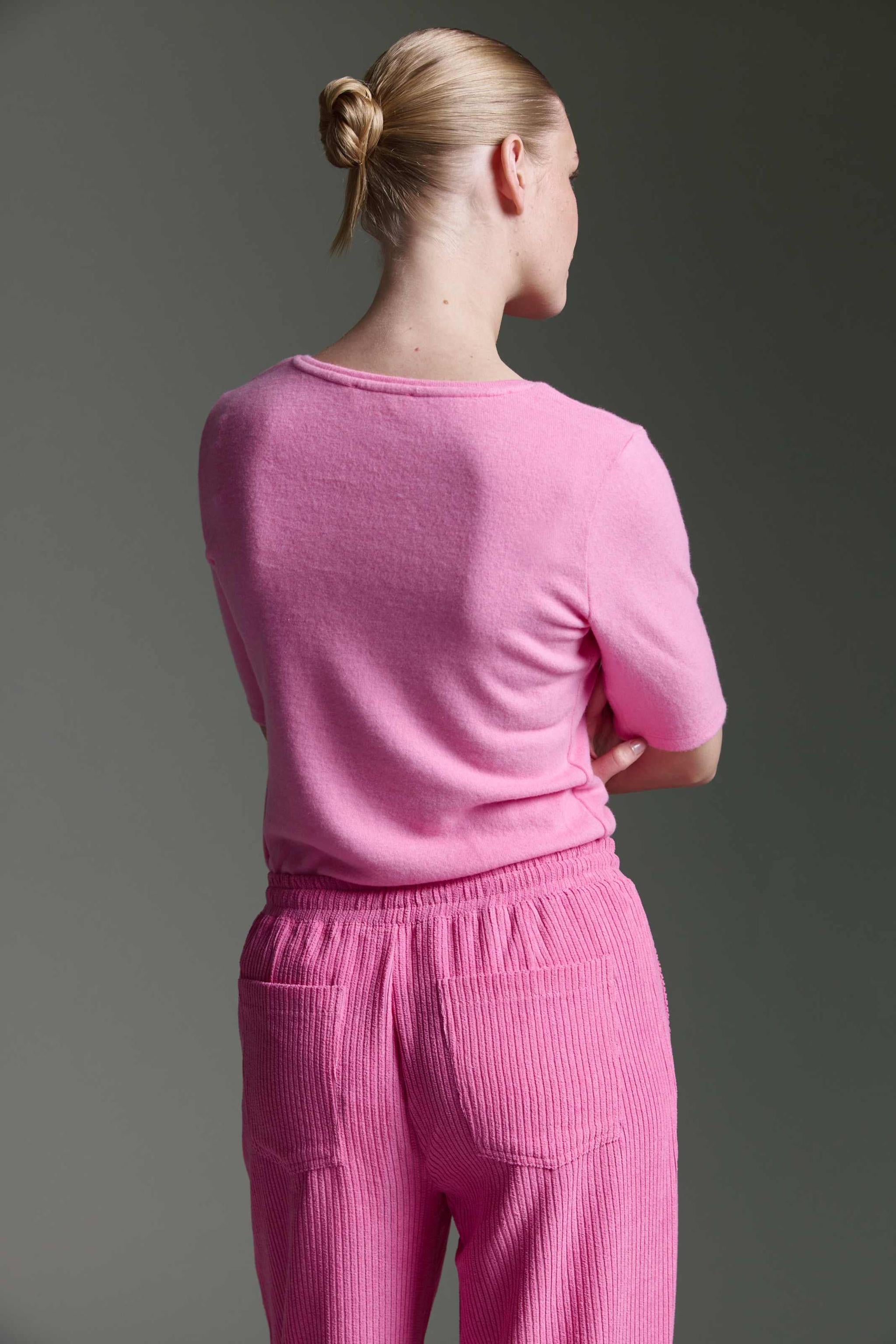 Cozy 3/4 Arm Shirt Mit Rundhals