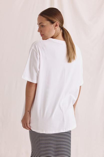 Softes Oversized T-Shirt Mit Rundhals Und Wild Life Fotodruck