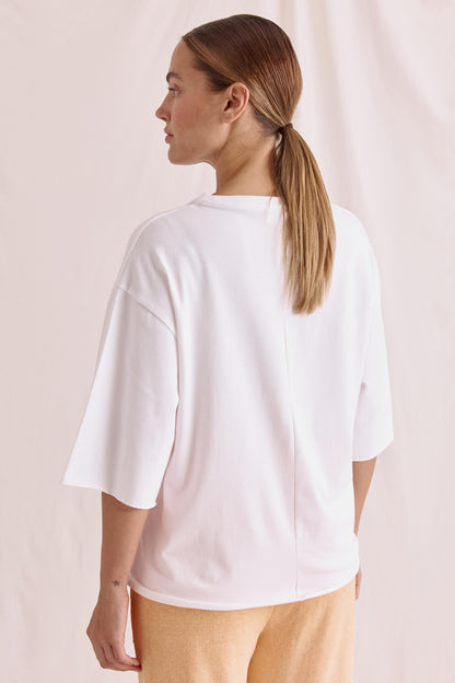 Softes Oversized T-Shirt Mit Rundhals Und Le Soleil Druck