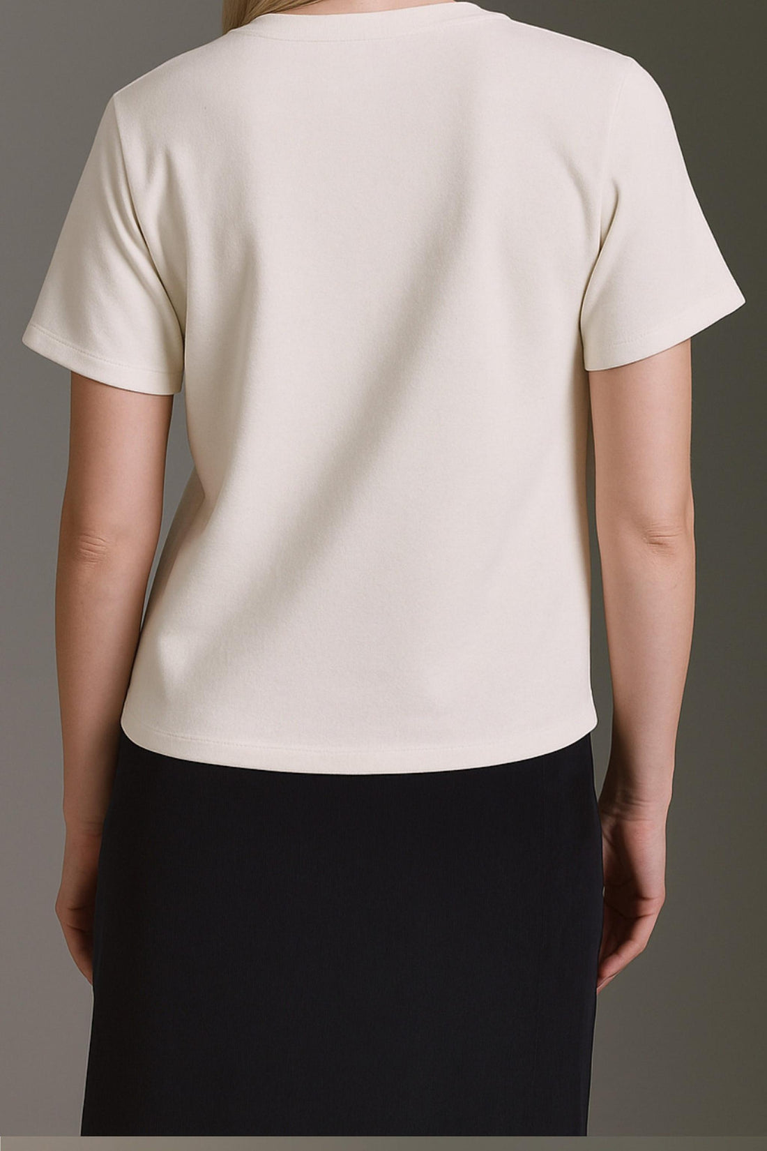 Cozy T-Shirt Mit Rundhals