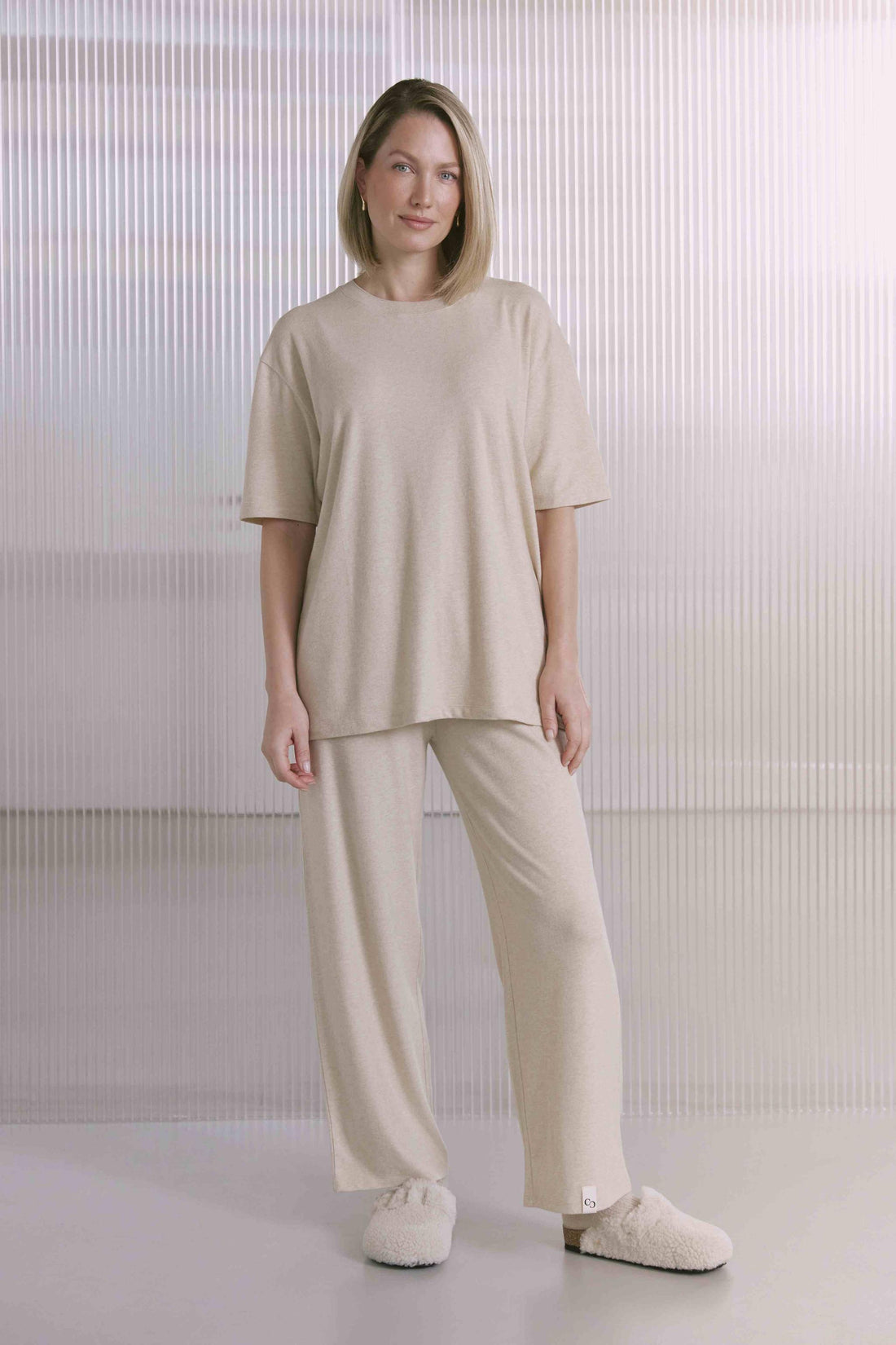 Softes Oversized T-Shirt Mit O-Hals