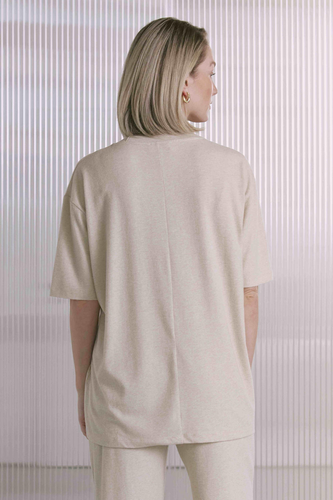 Softes Oversized T-Shirt Mit O-Hals