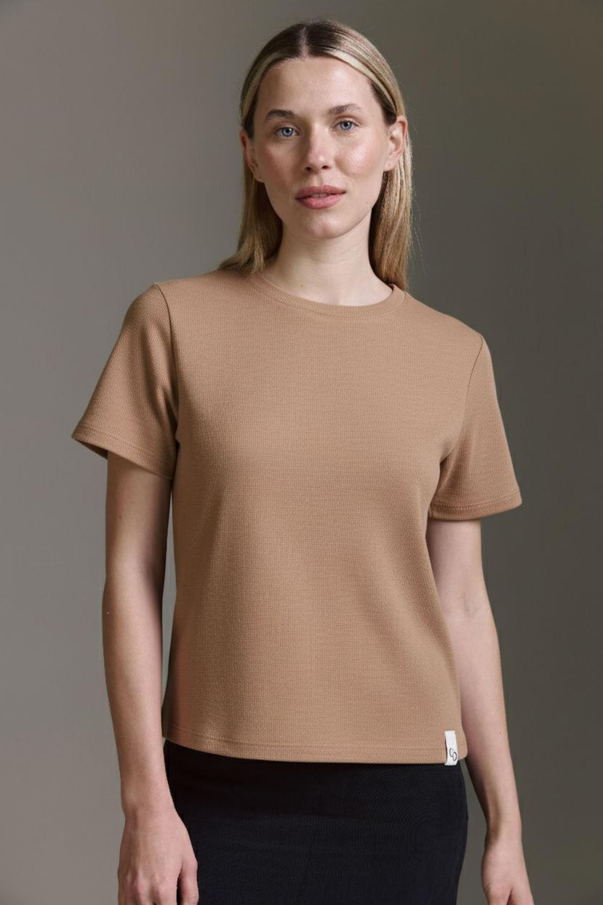 Cozy T-Shirt Mit Rundhals