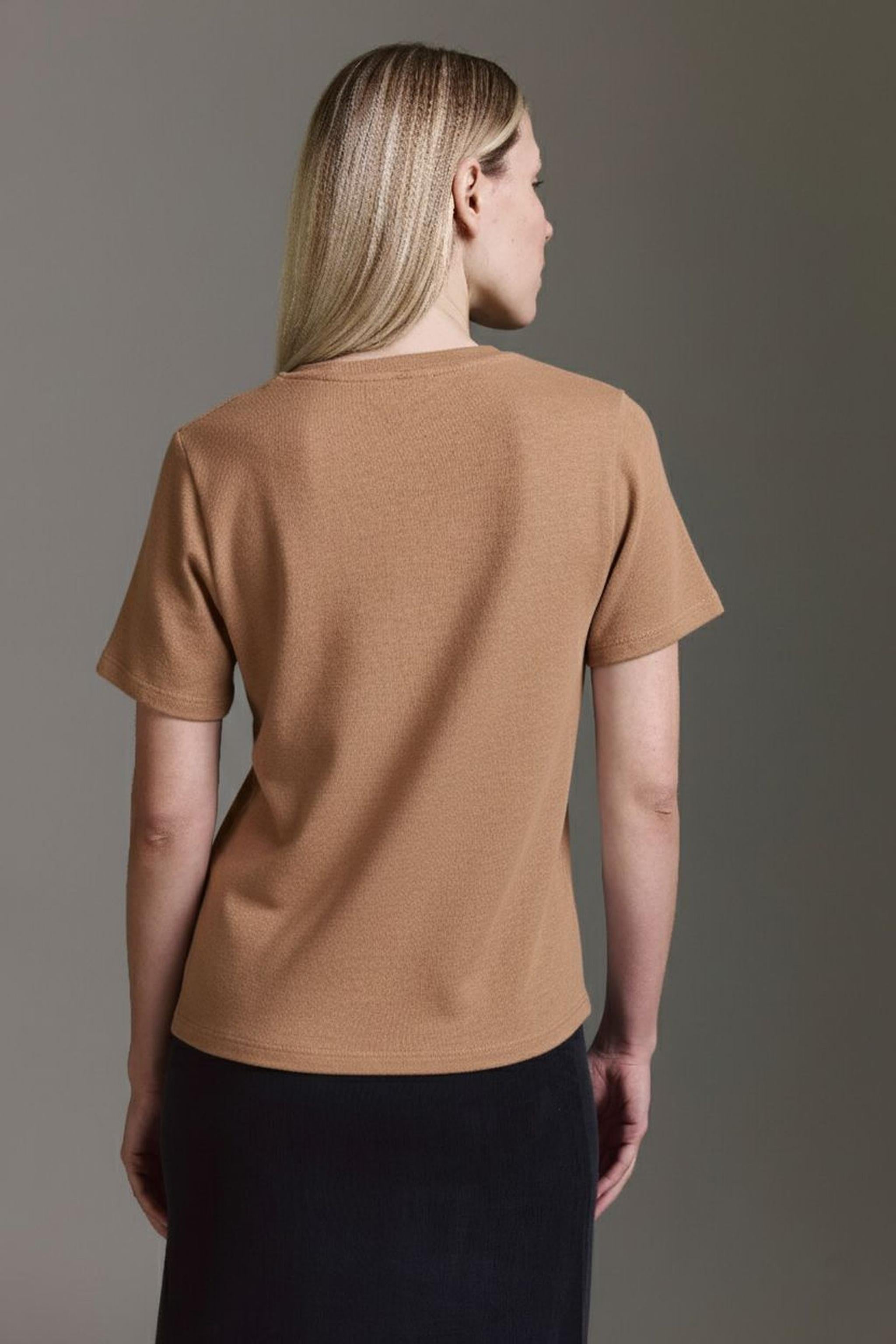 Cozy T-Shirt Mit Rundhals