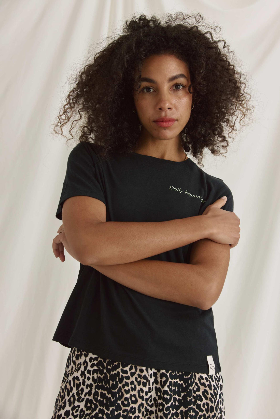 Weiches T-Shirt Mit Daily Reminder Druck