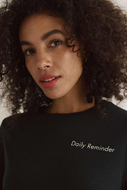 Weiches T-Shirt Mit Daily Reminder Druck